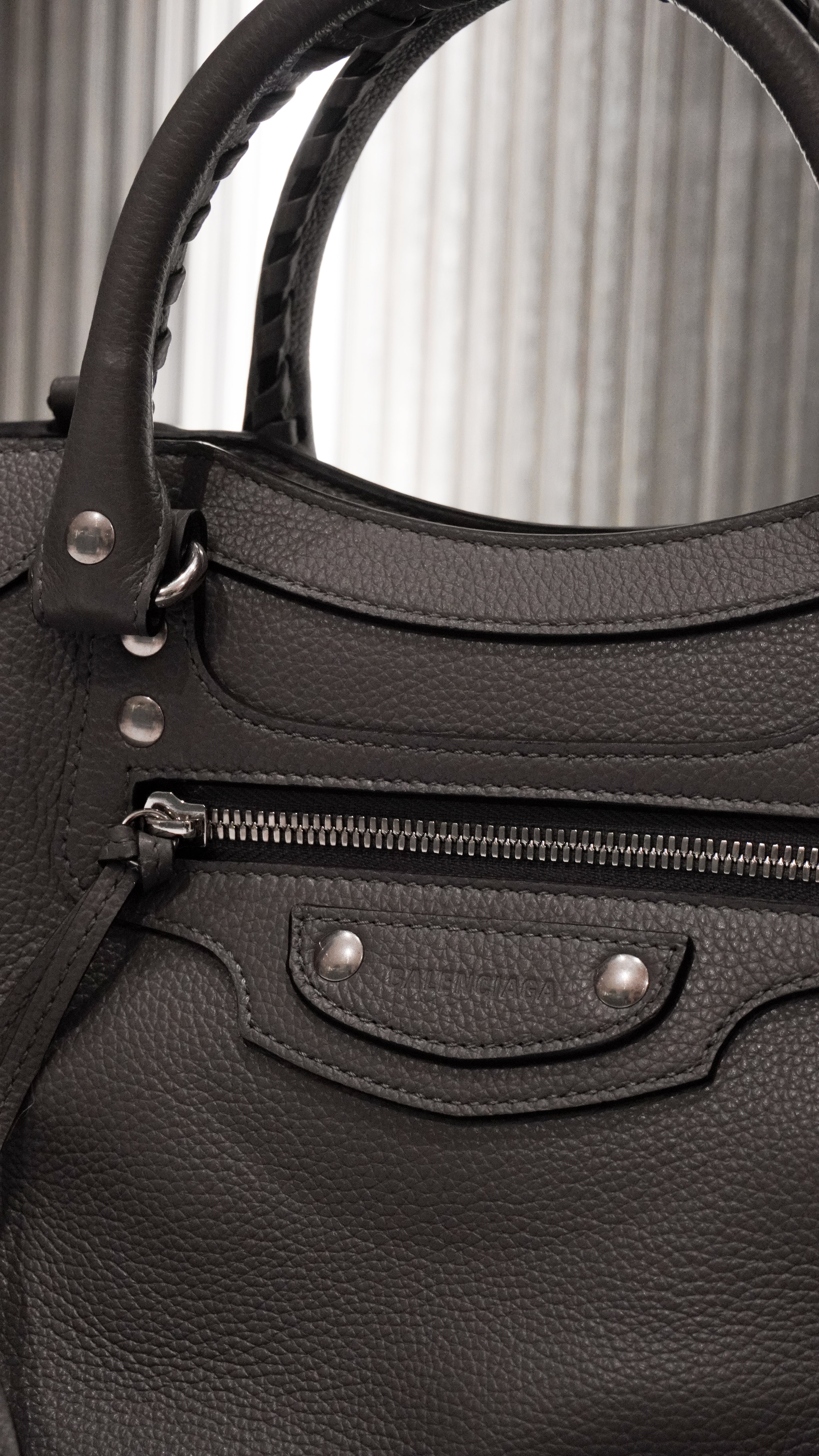 BALENCIAGA BORSA LE CITY NEO CLASSIC GREY