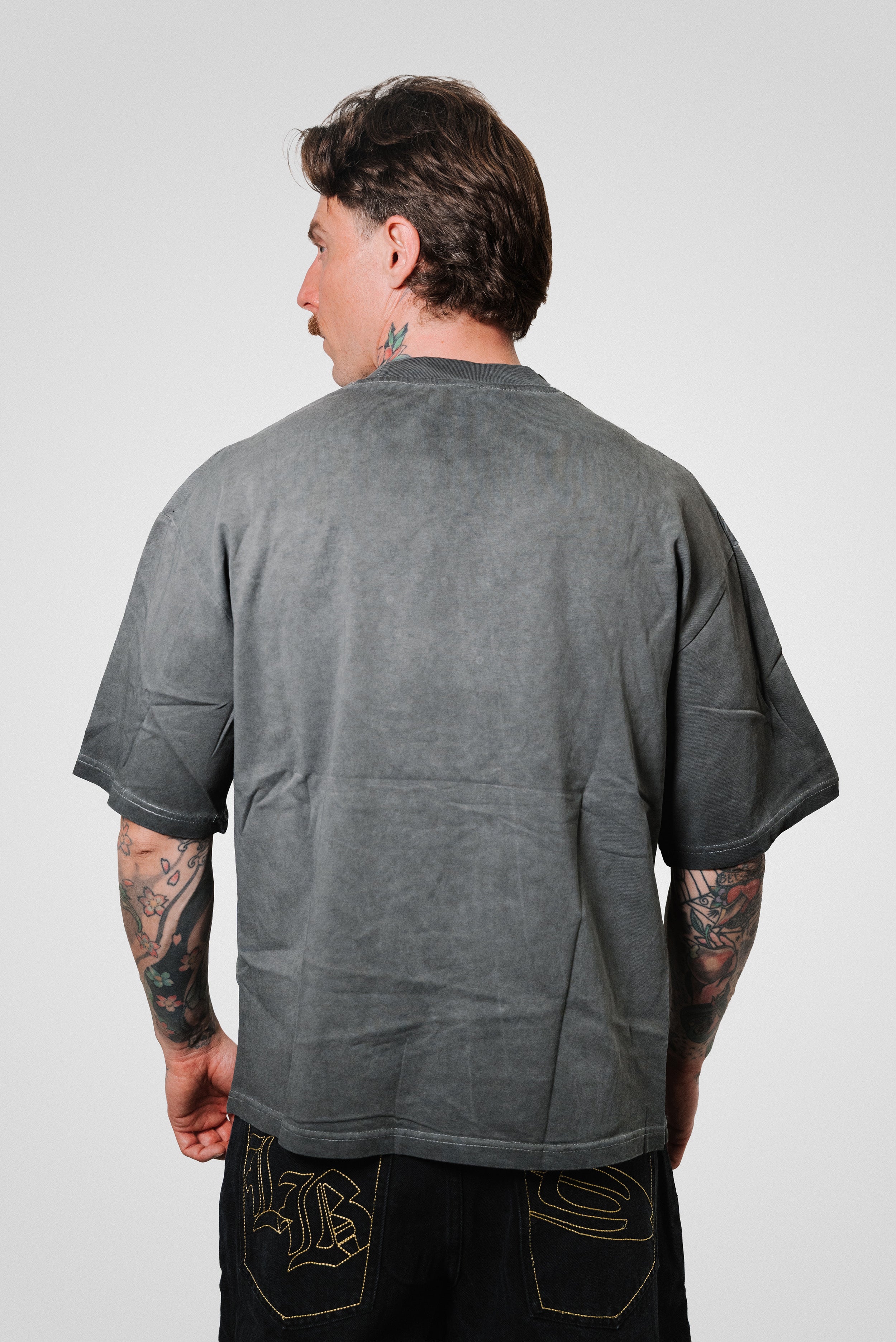 DEIFY WASHED BLACK TEE - Replacement Brand