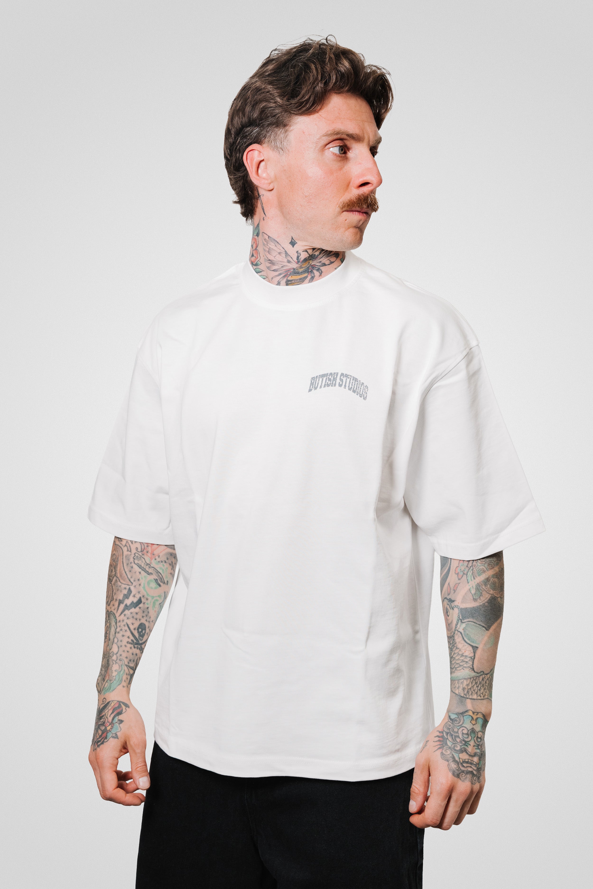 PRODIGY WHITE TEE - Butish Brand