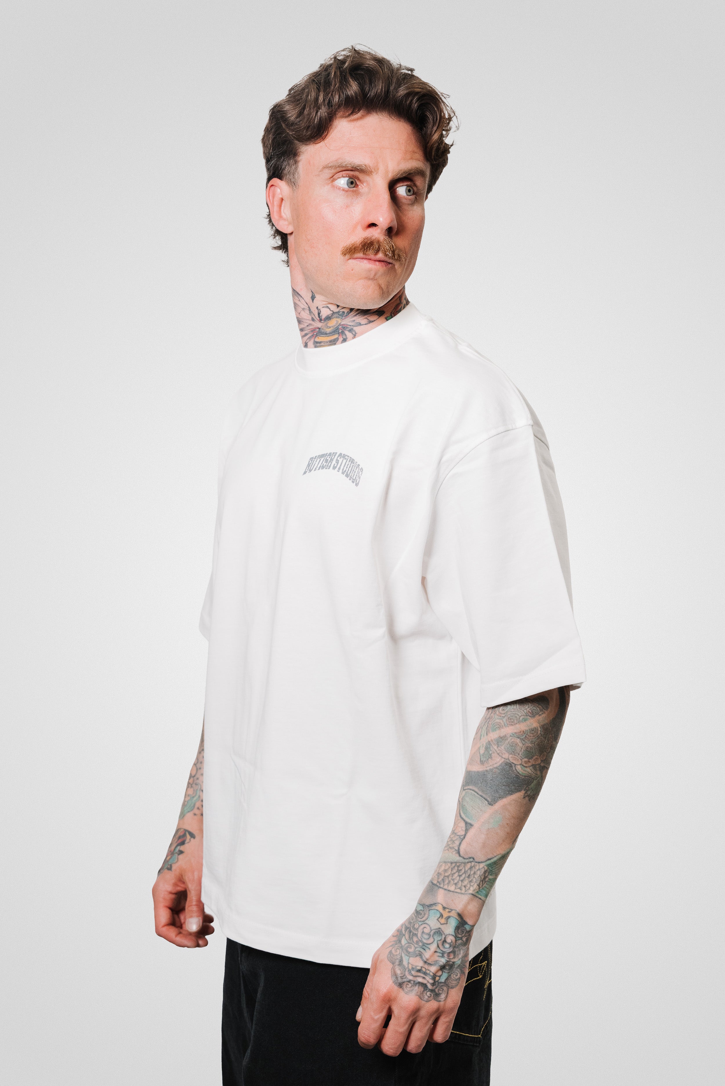 PRODIGY WHITE TEE - Butish Brand