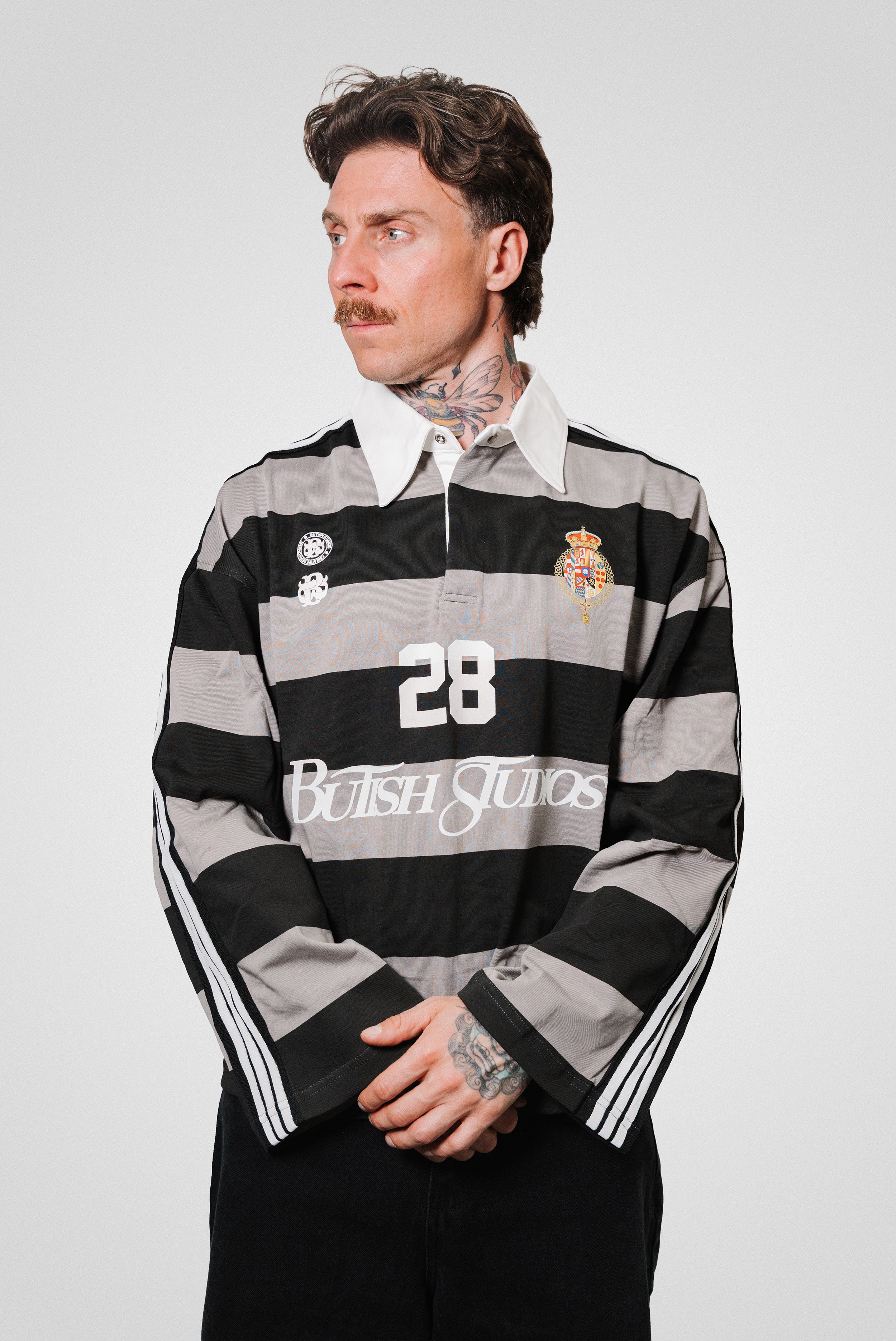 RICH KID POLO GREY - Butish Brand