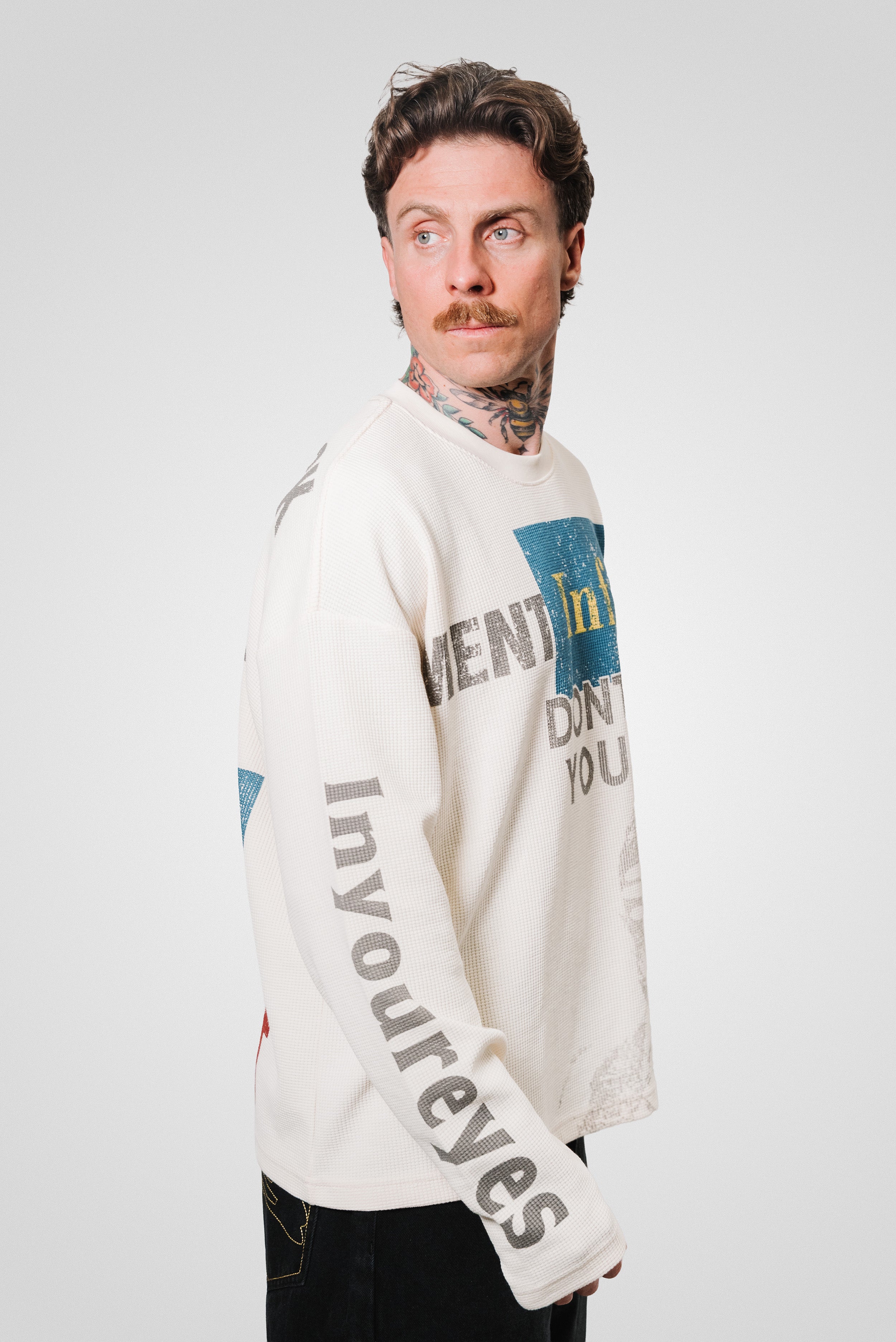 PAPER WAFFLE LONGSLEEVE CREAM - Shoebuya Design