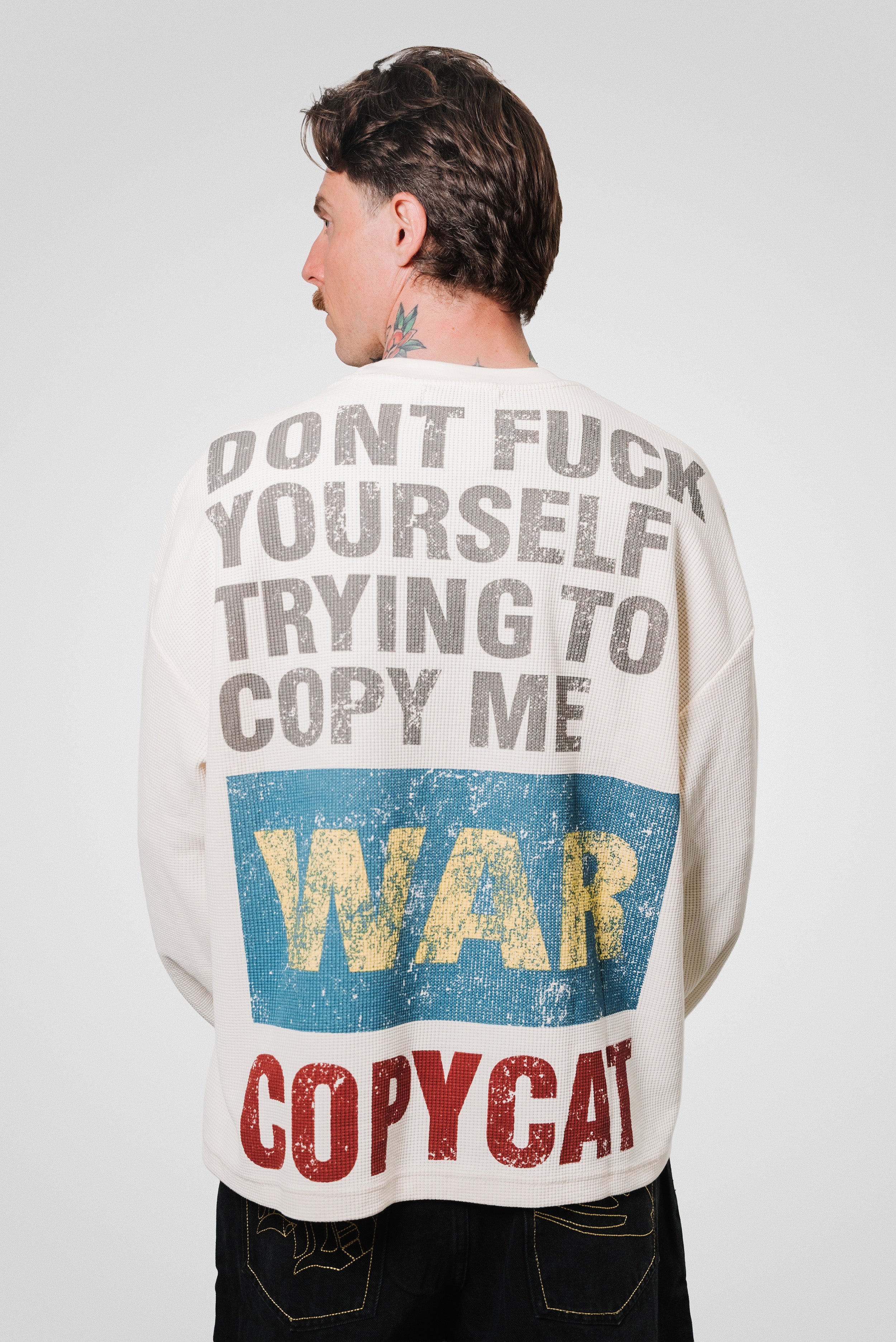 PAPER WAFFLE LONGSLEEVE CREAM - Shoebuya Design