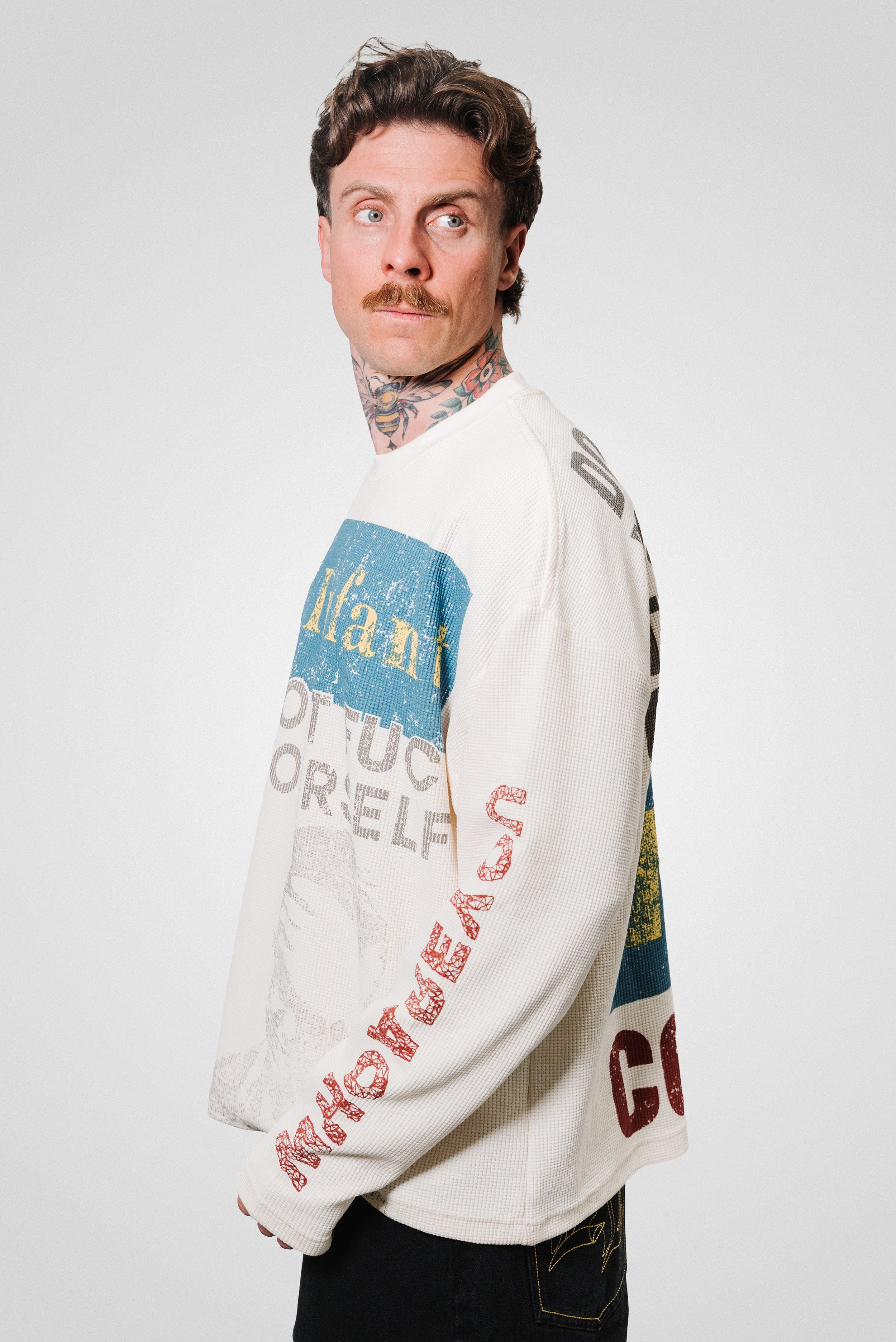 PAPER WAFFLE LONGSLEEVE CREAM - Shoebuya Design