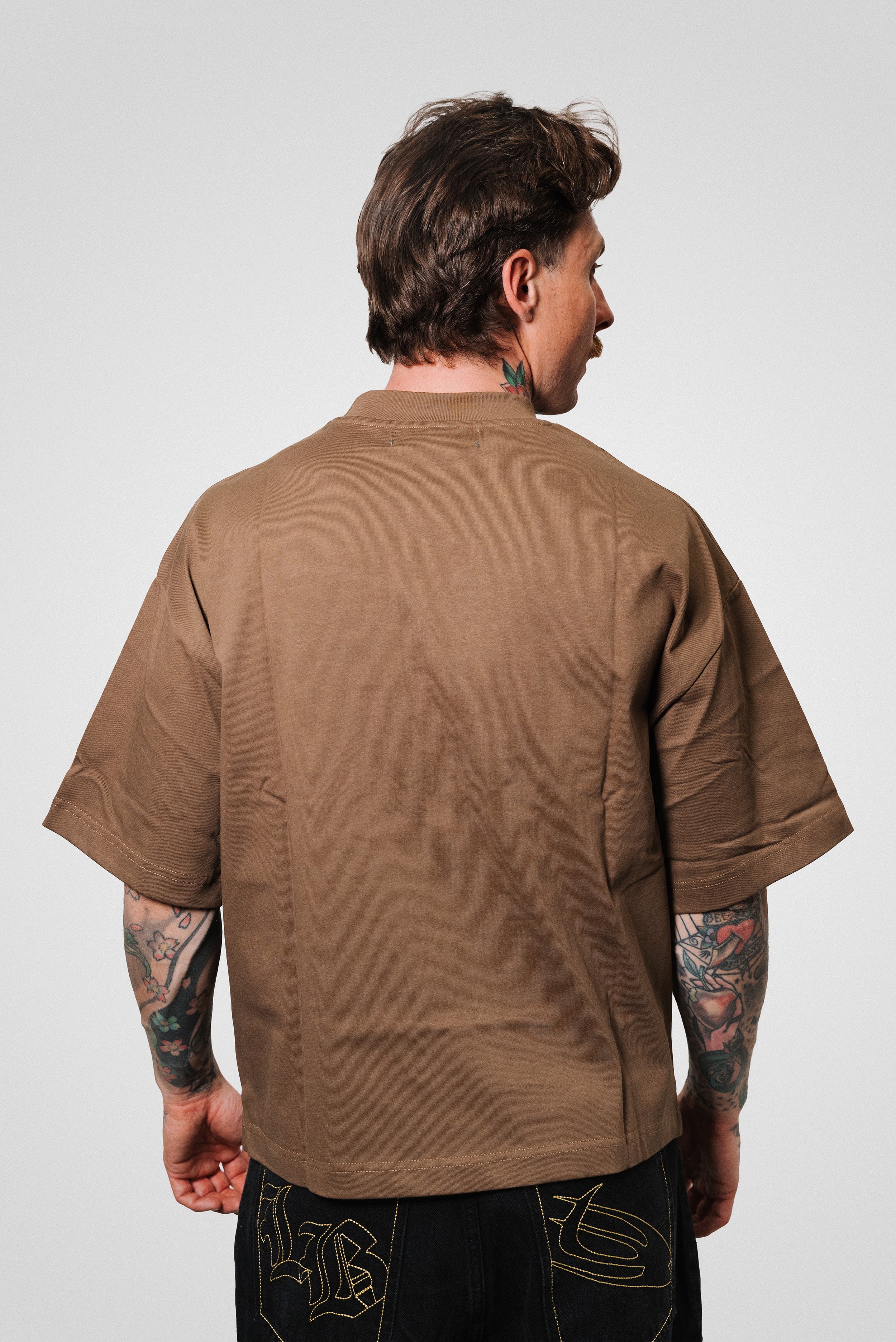 TWIN SOUL TEE BROWN - Mon Elyseee