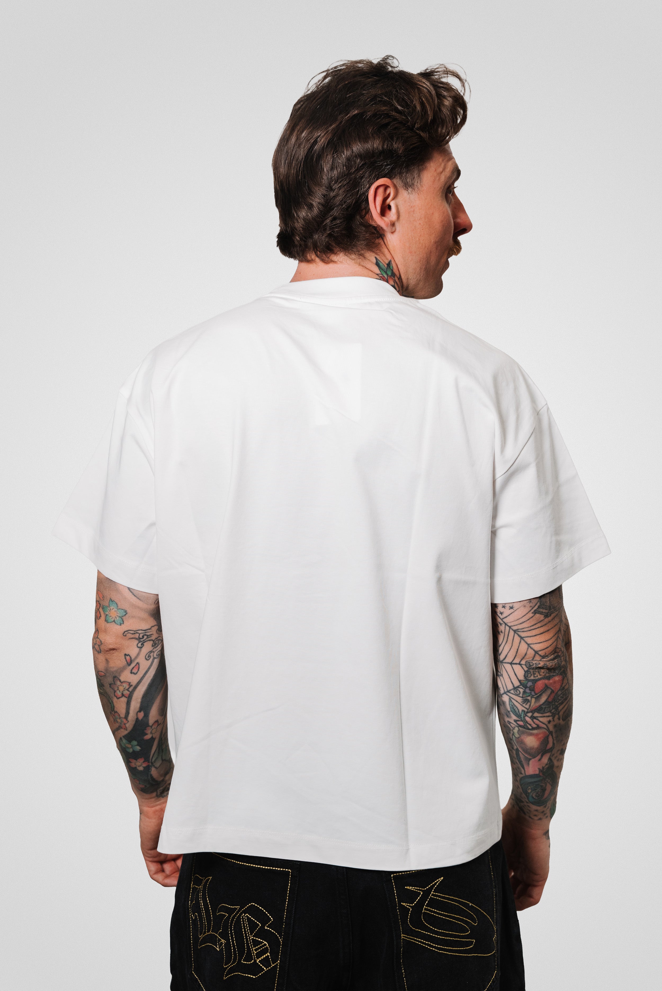 HEAD ZEBRA WHITE BOXY TEE - Noissey Brand