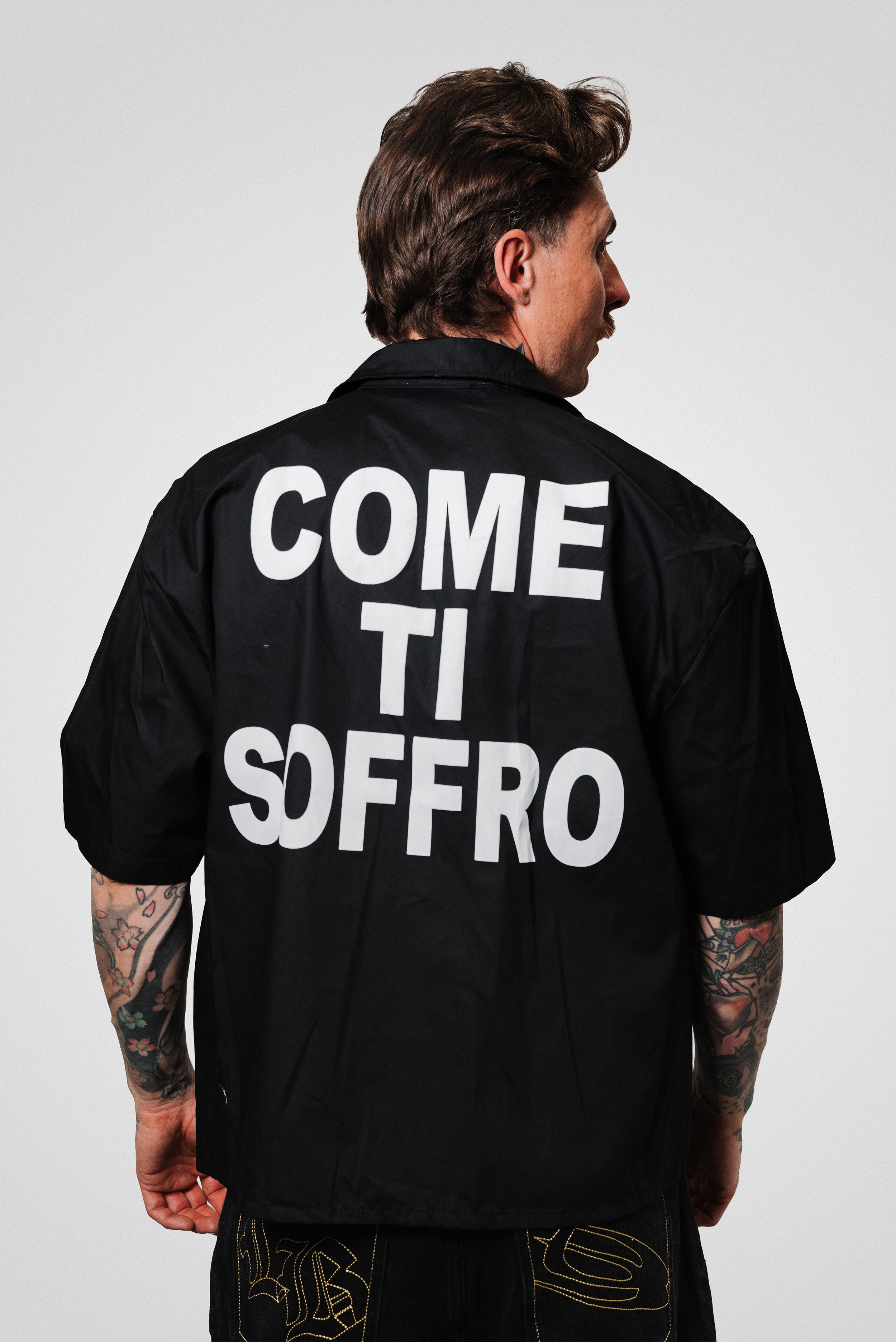 COME TI SOFFRO BLACK SHIRT - Replacement Brand