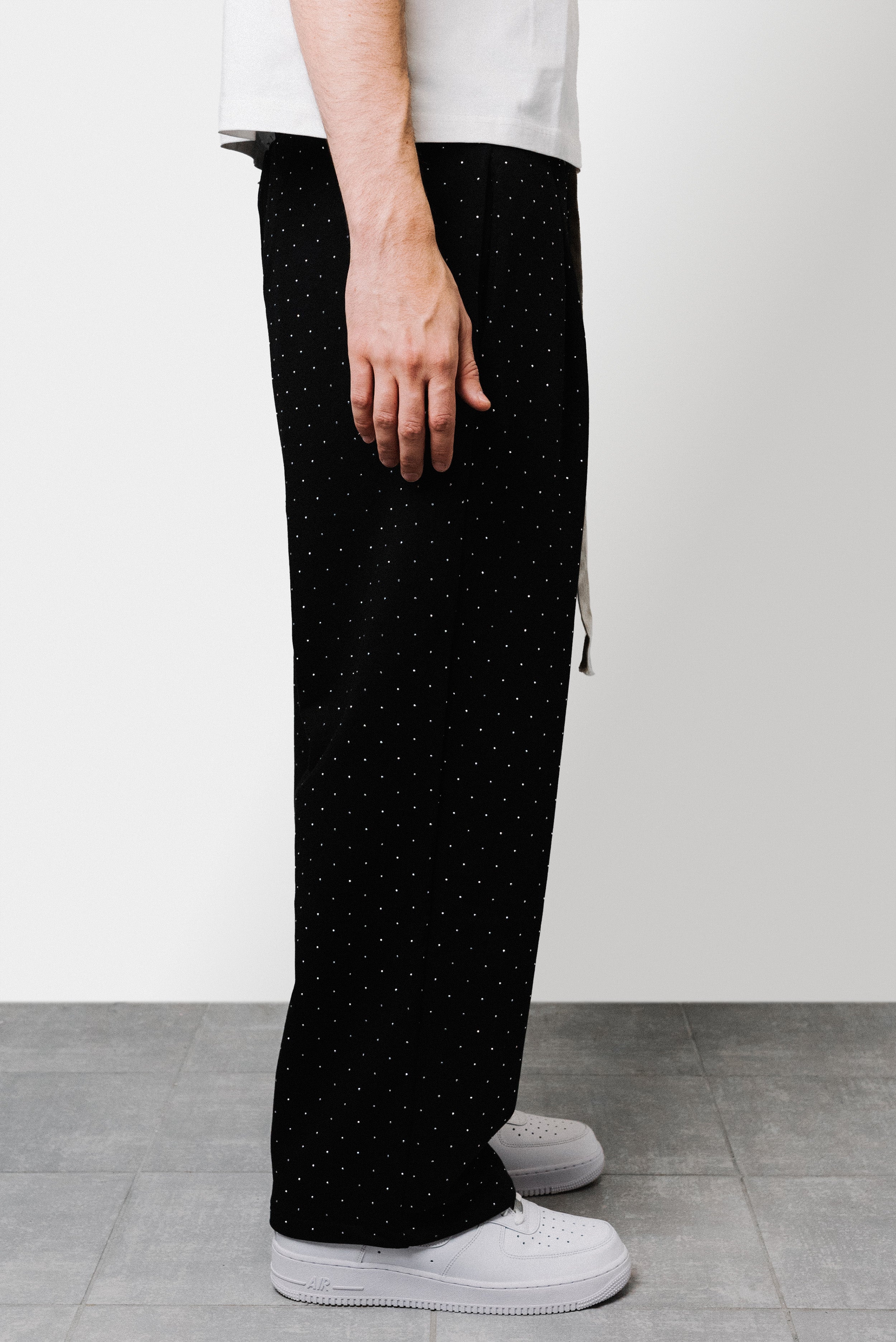 BLACK SPARCKLY SILVER PANTS - Replacement Brand