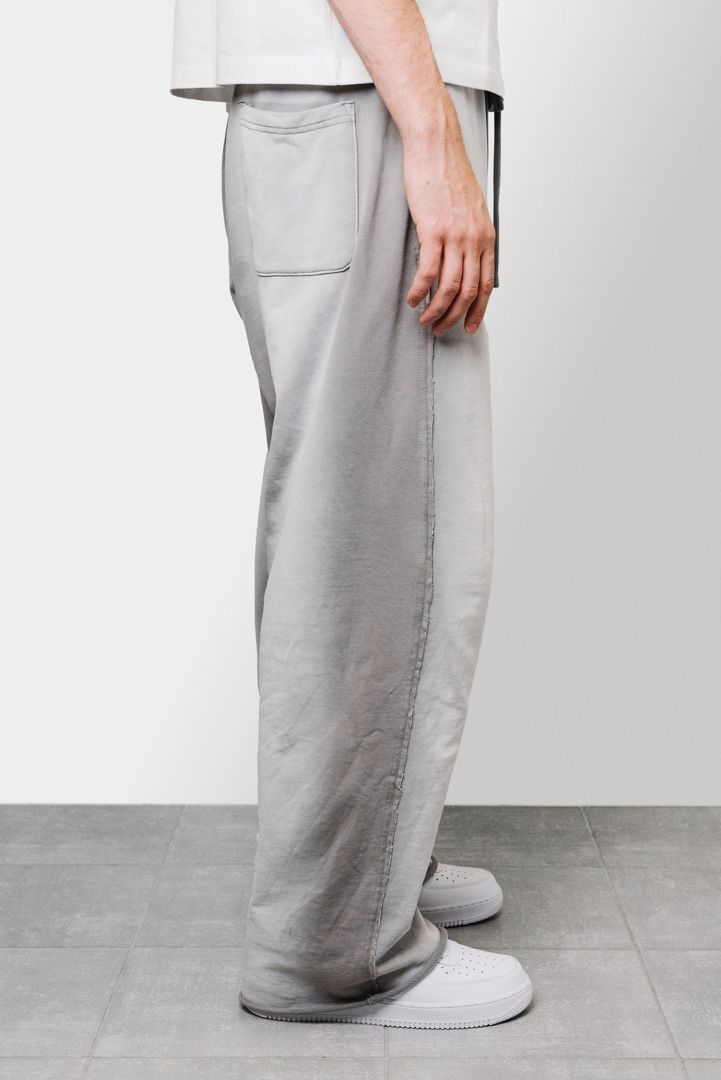 THE ACID WASH SPRAY PANTS GREY - Shoebuya Brand