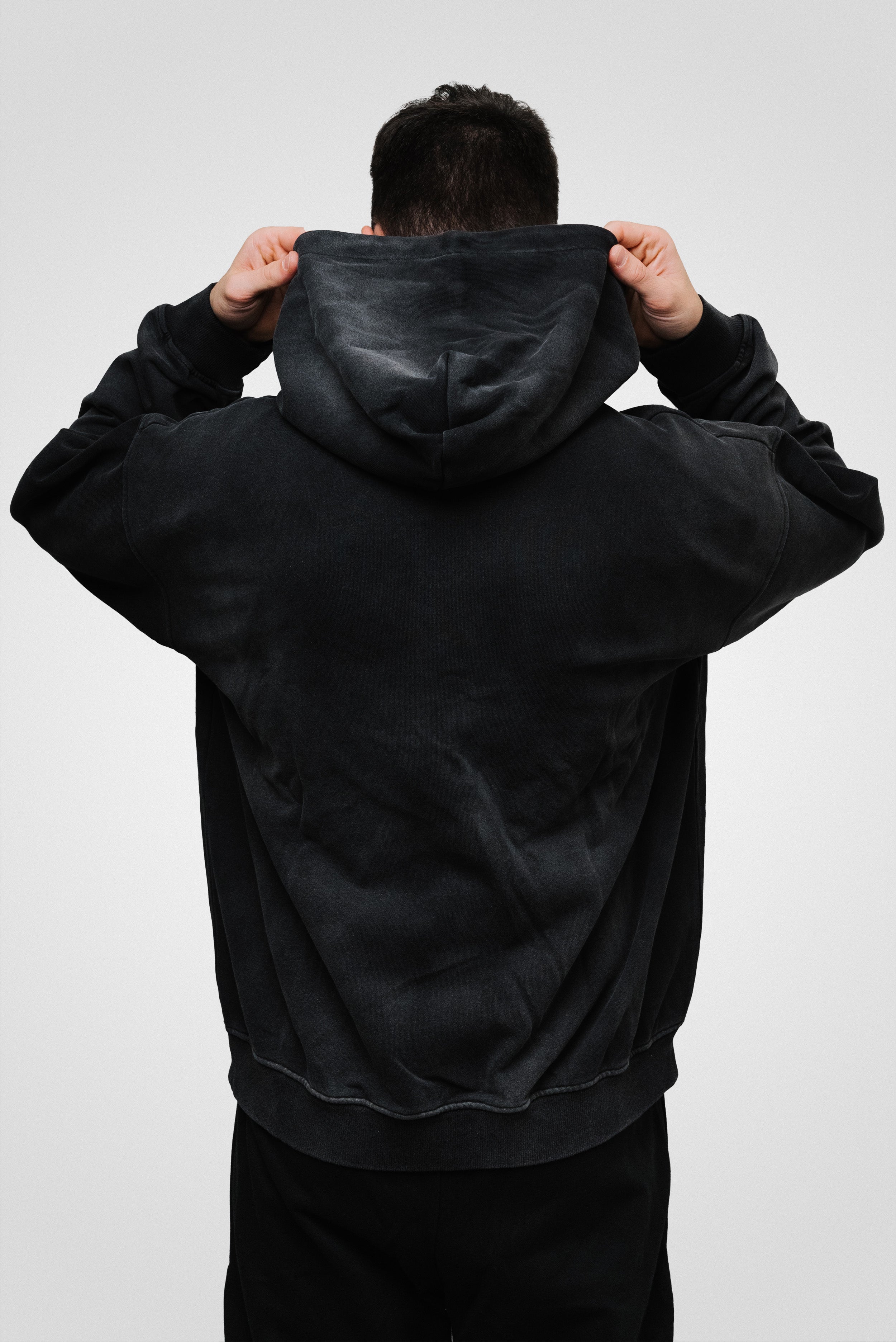 HOODIE REGULAR BLACK - Shoebuya Brand