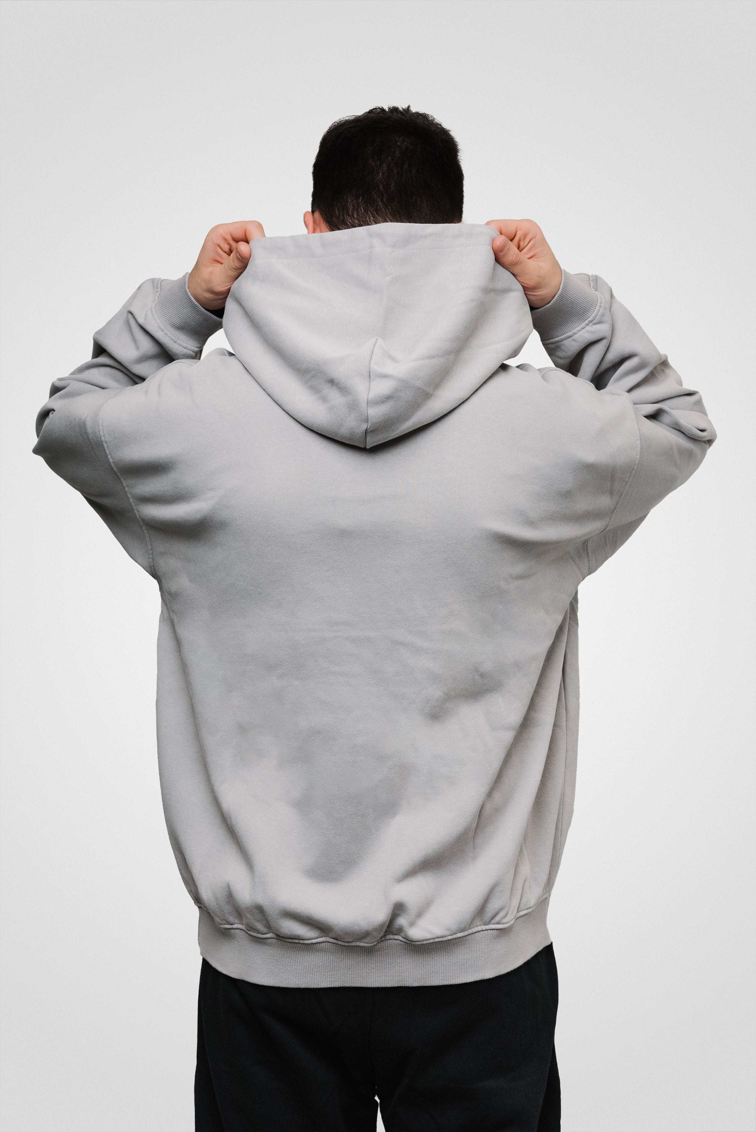 HOODIE REGULAR GREY - Shoebuya Brand