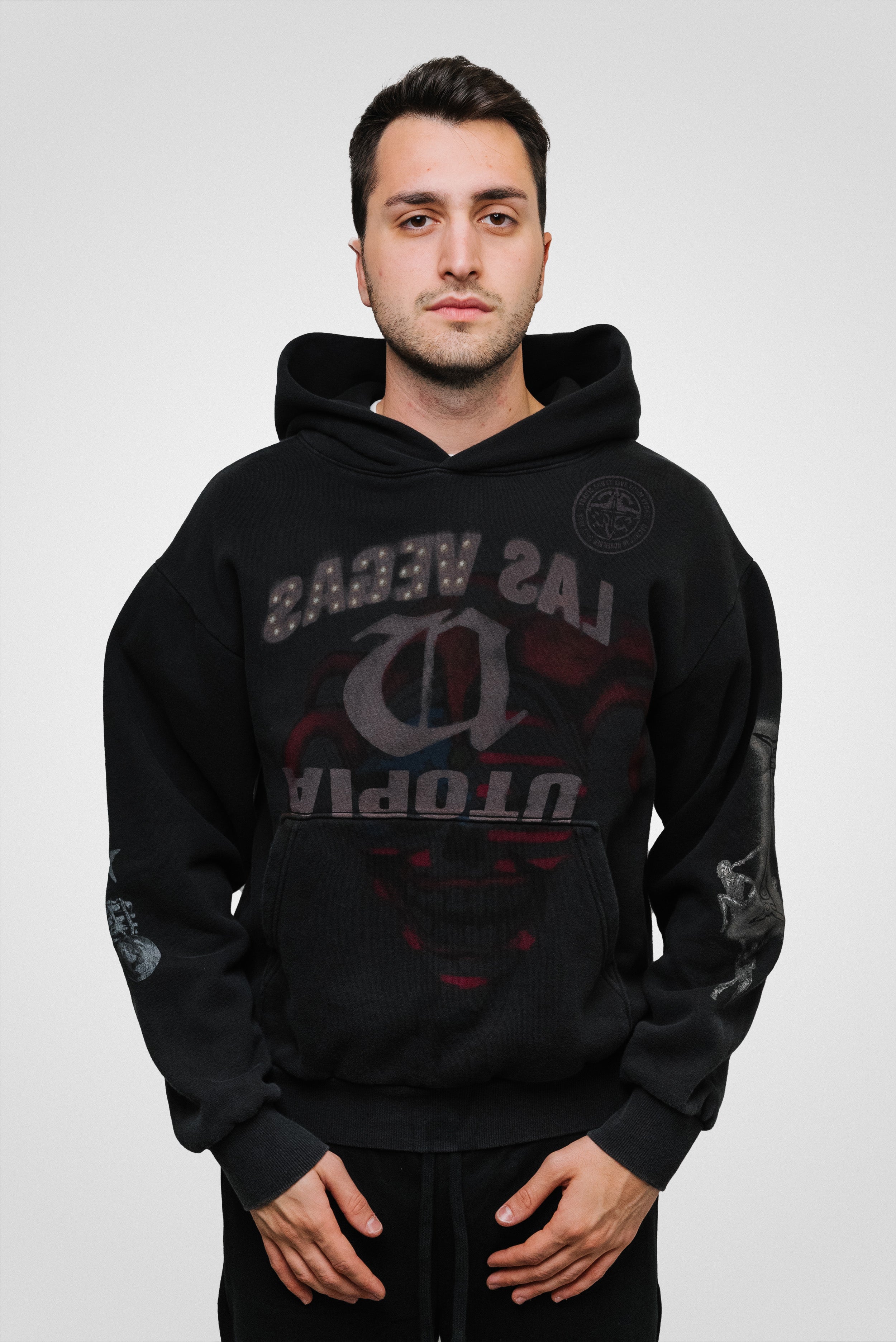 TRAVIS SCOTT UTOPIA ANNIHILATOR HOODIE BLACK