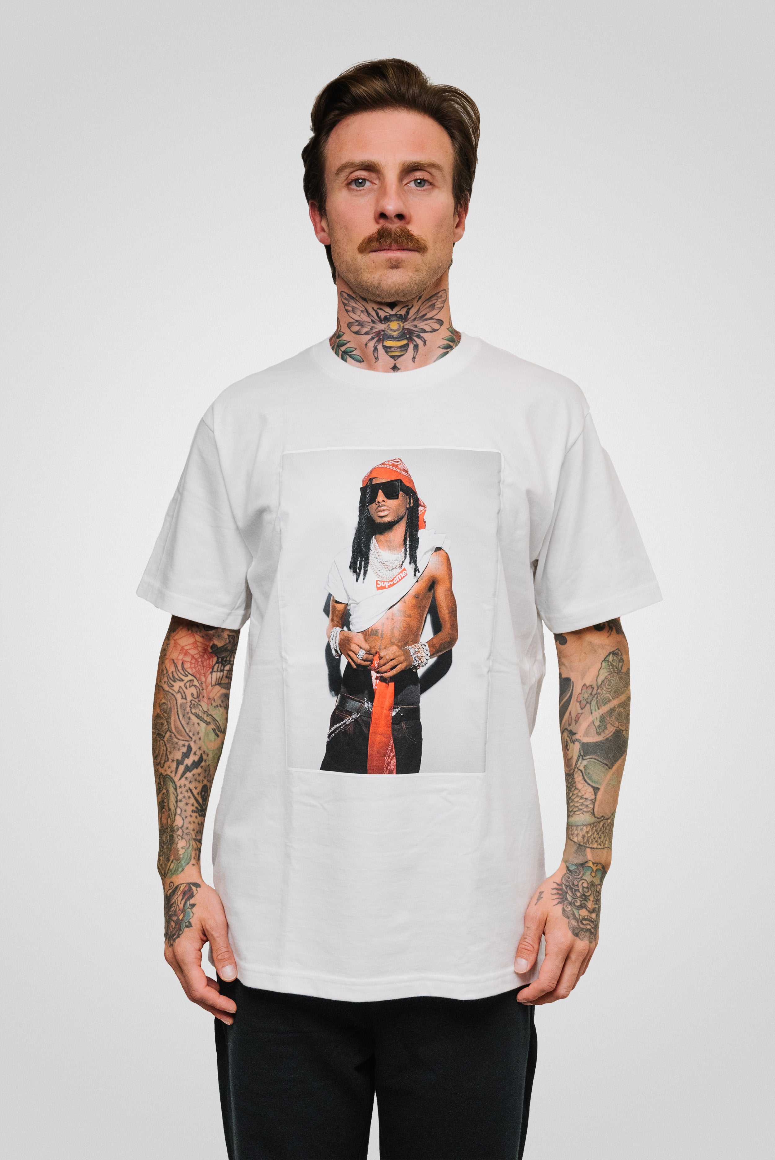 SUPREME PLAYBOI CARTI PHOTO TEE WHITE