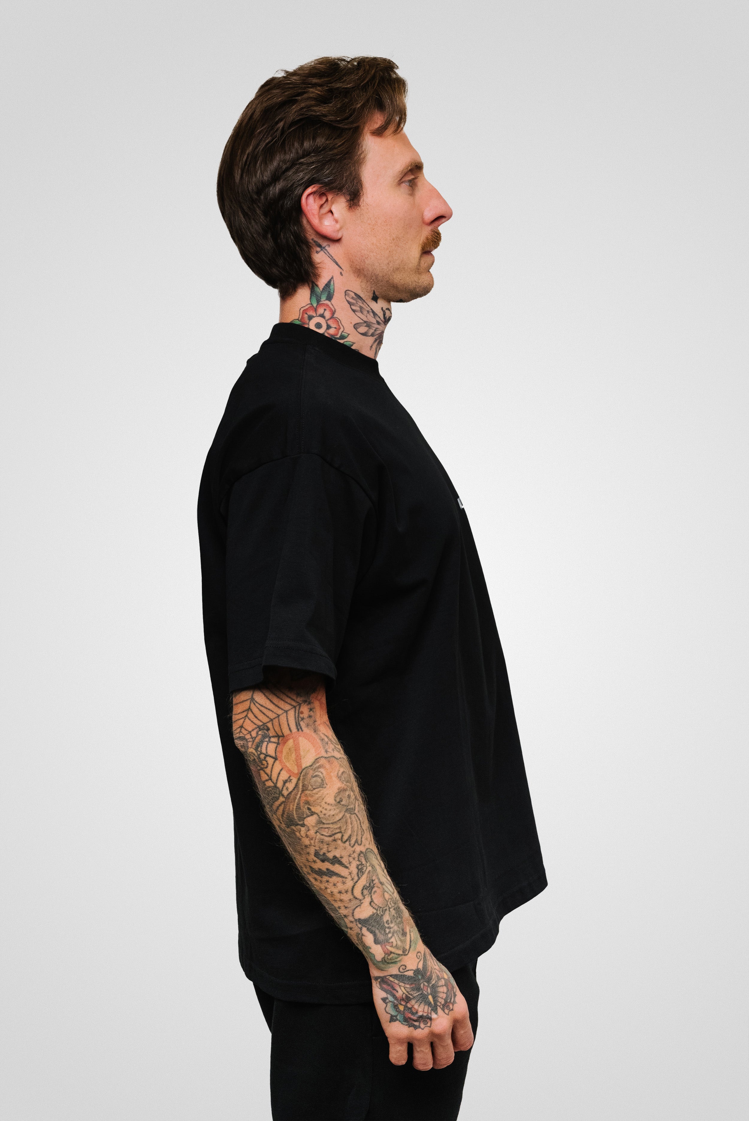 LOVE SNEAKERS TEE BLACK - Shoebuya Brand