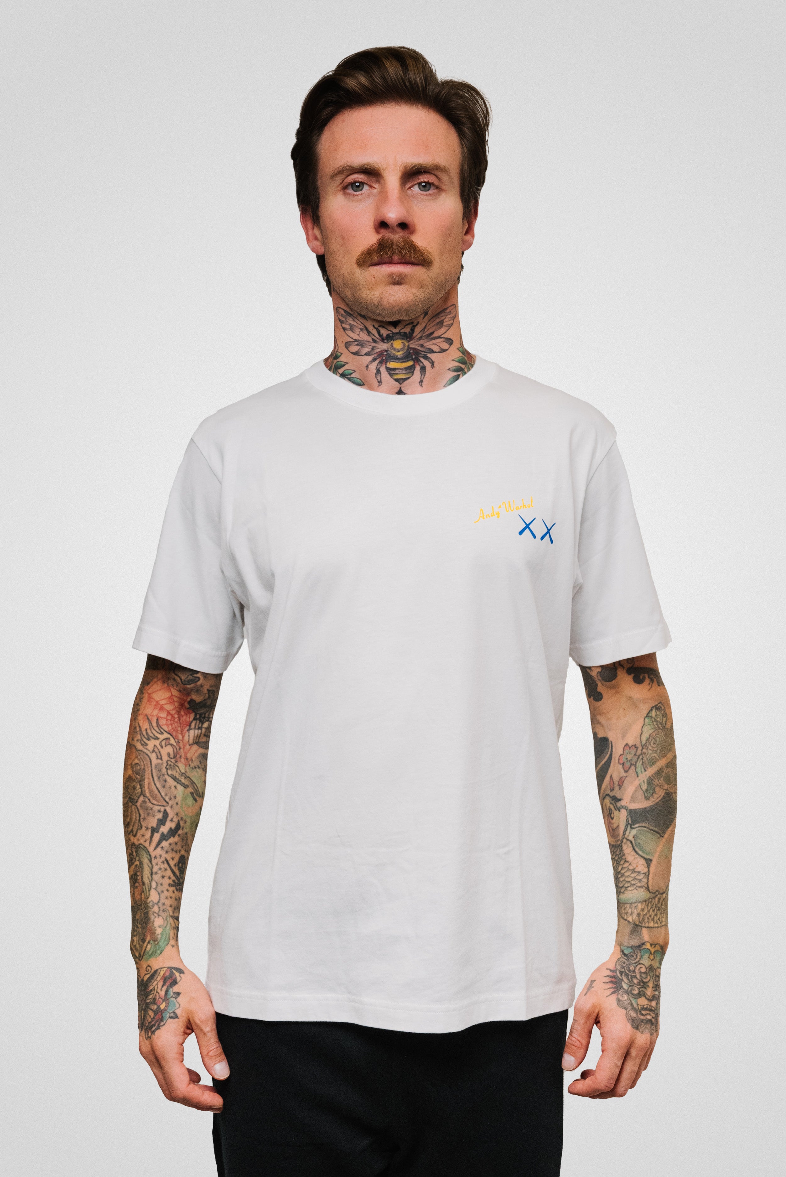 KAWS x Uniqlo Warhol UT Graphic 471321 T-shirt White/blue