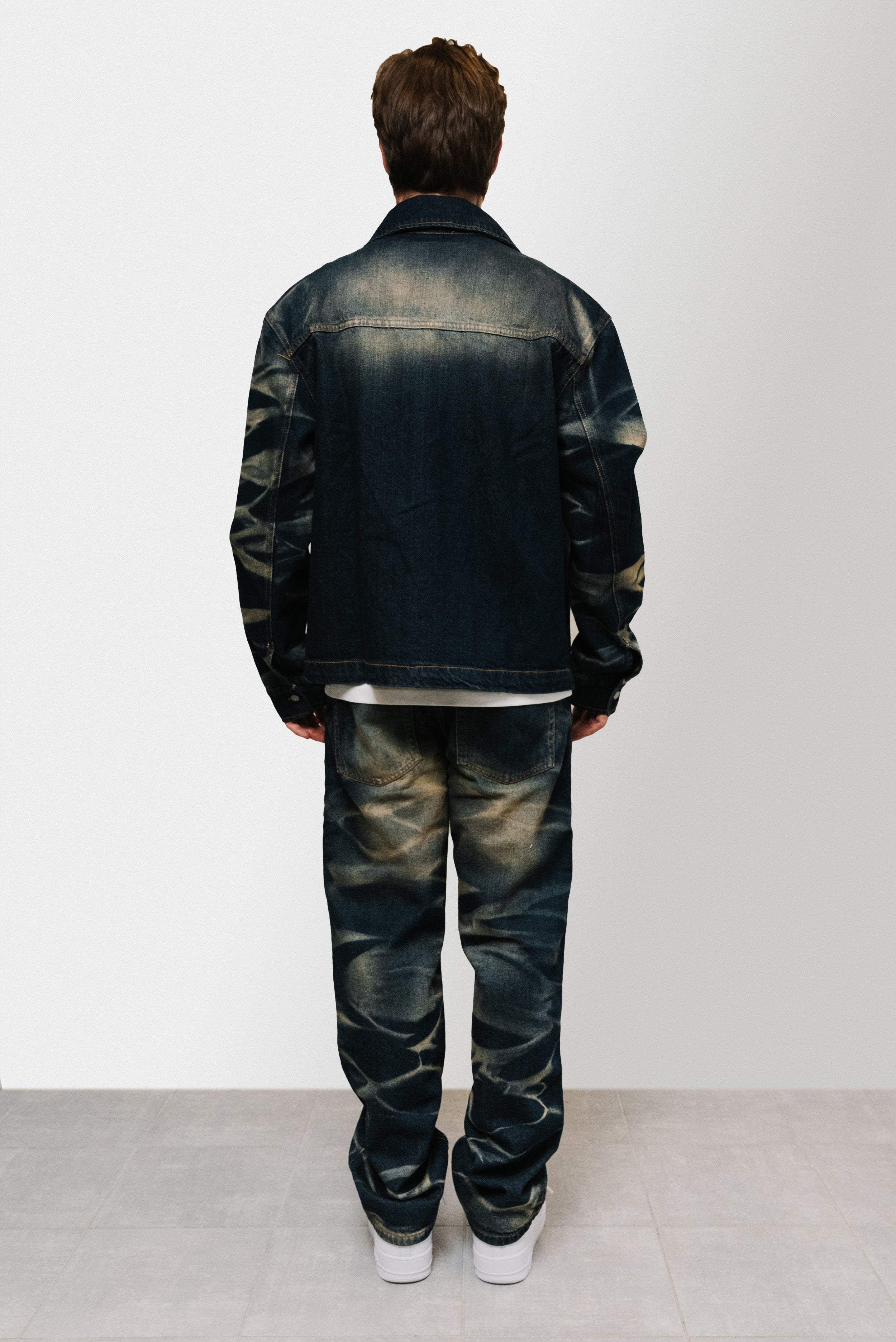 SLAVED DENIM JEANS SUIT - Replacement Brand