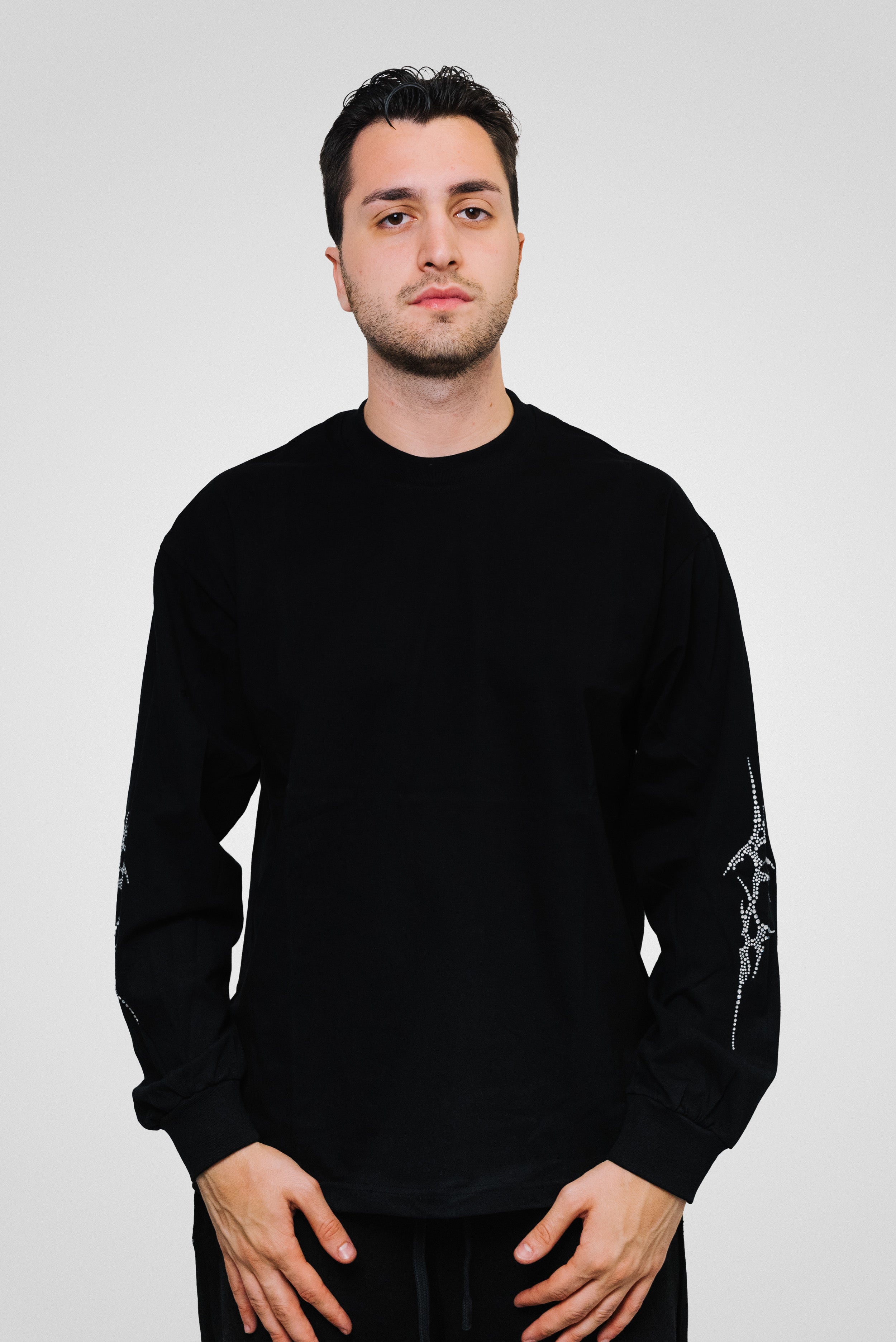 SPARCKLY LONGSLEEVE BLACK - Noissey Brand