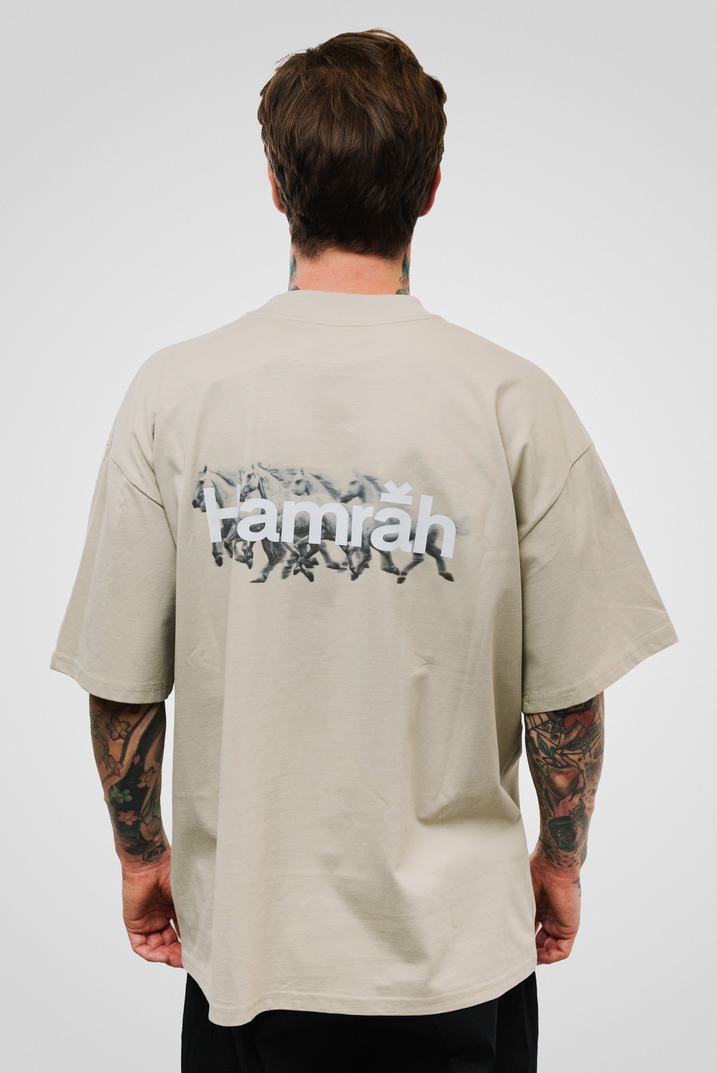 HORSE TEE CREAM - Hamrah Brand