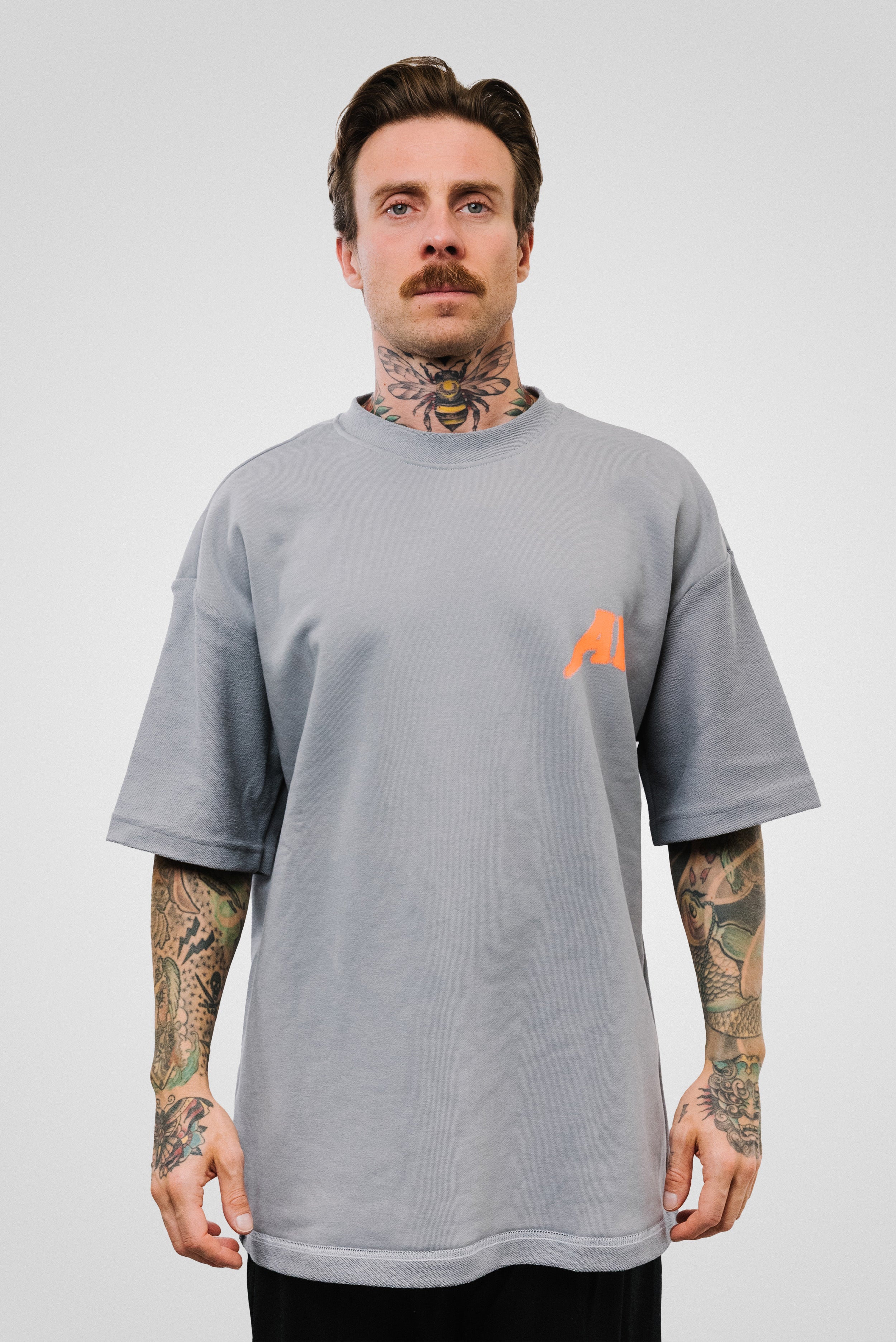 DOUBLE A TEE GREY/ORANGE  - Replacement Brand