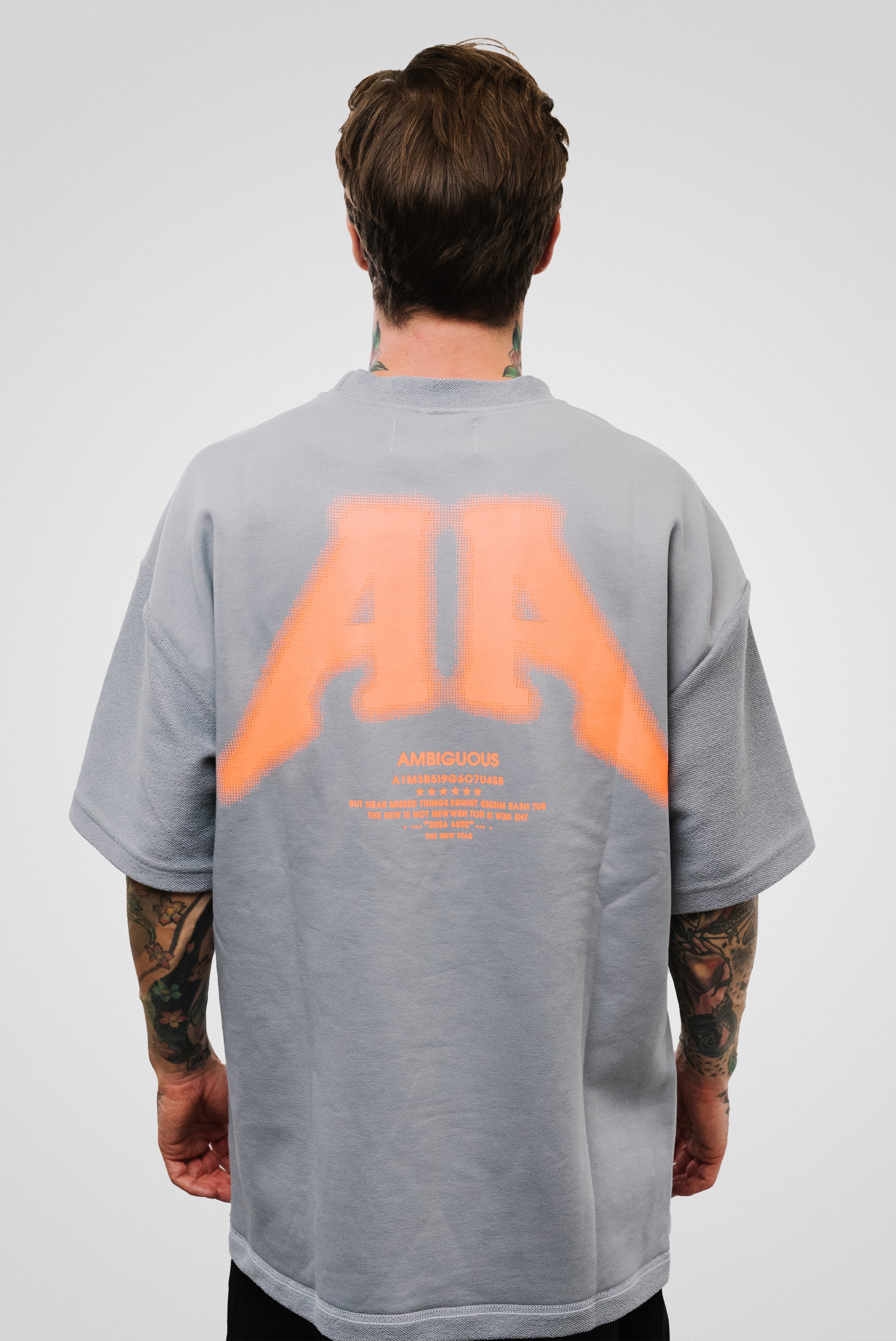 DOUBLE A TEE GREY/ORANGE  - Replacement Brand