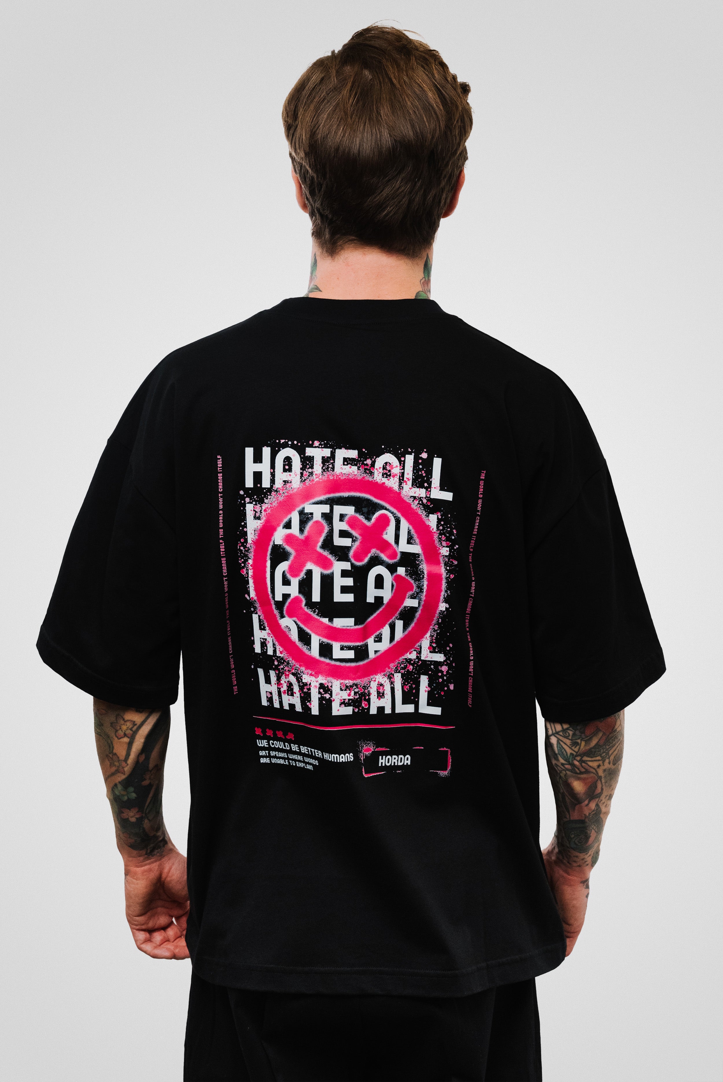 SMILE TEE BLACK/PINK- Horda Brand