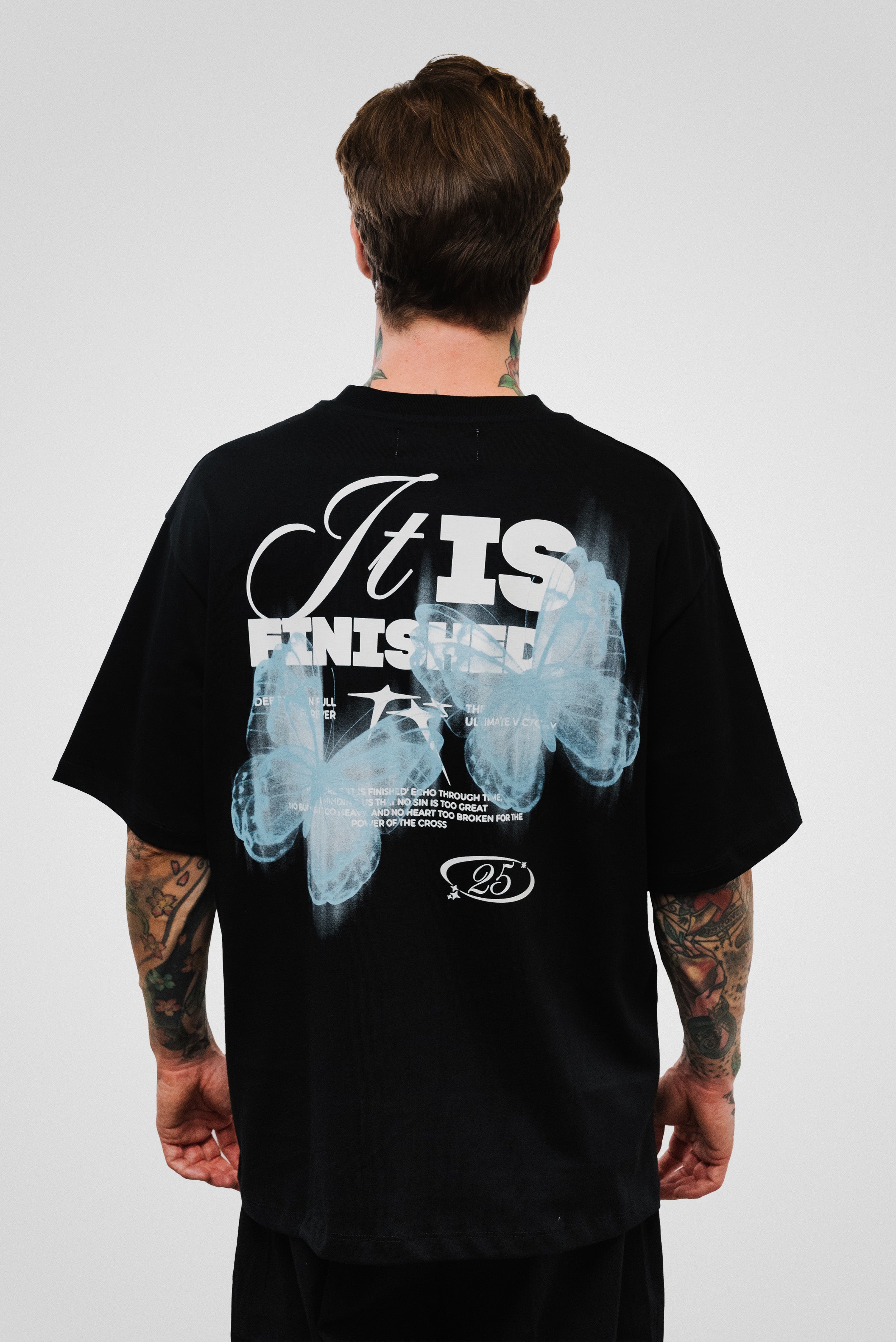 BUTTERFLY TEE BLACK  - Replacement Brand