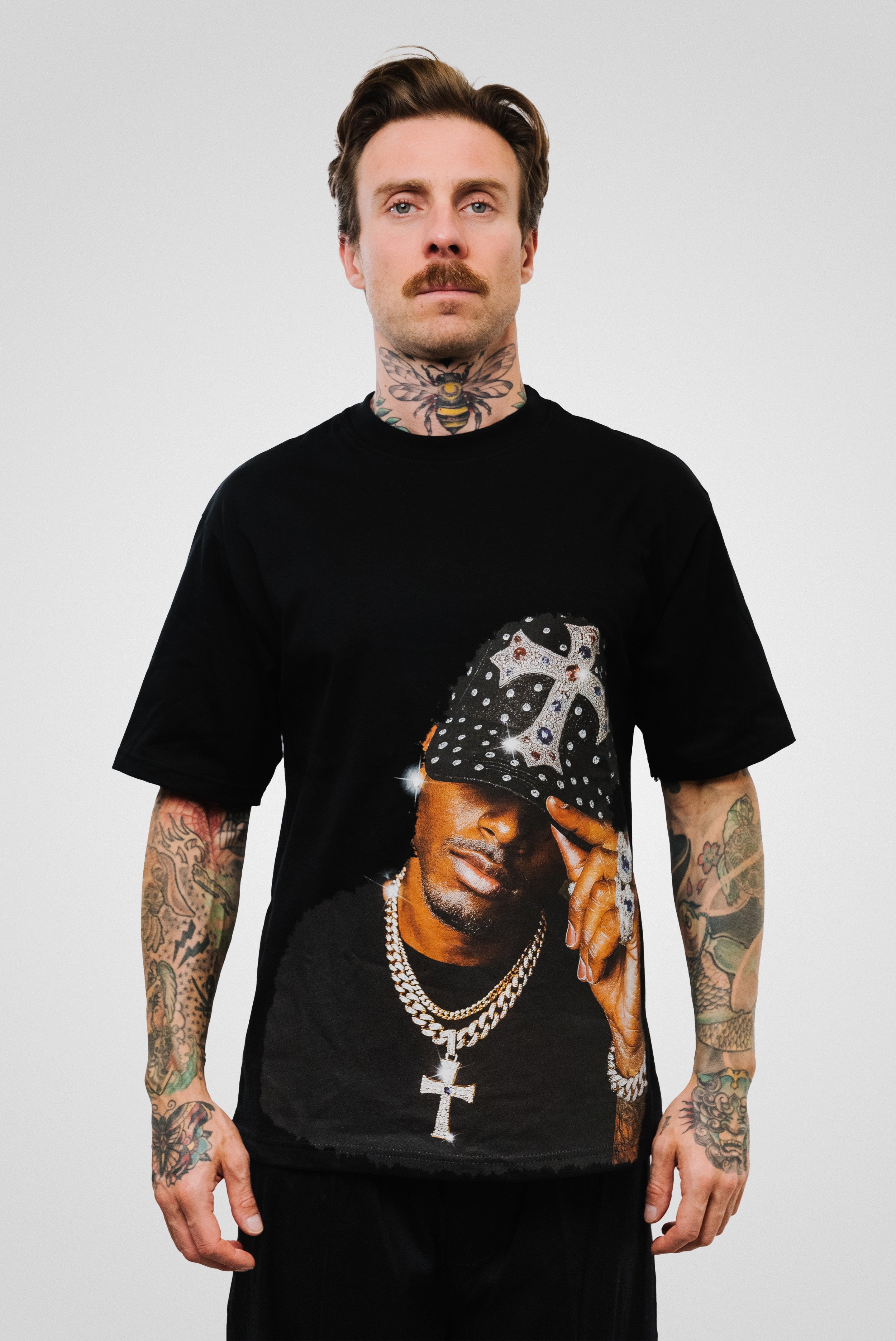 CAP TEE BLACK - Shoebuya Brand