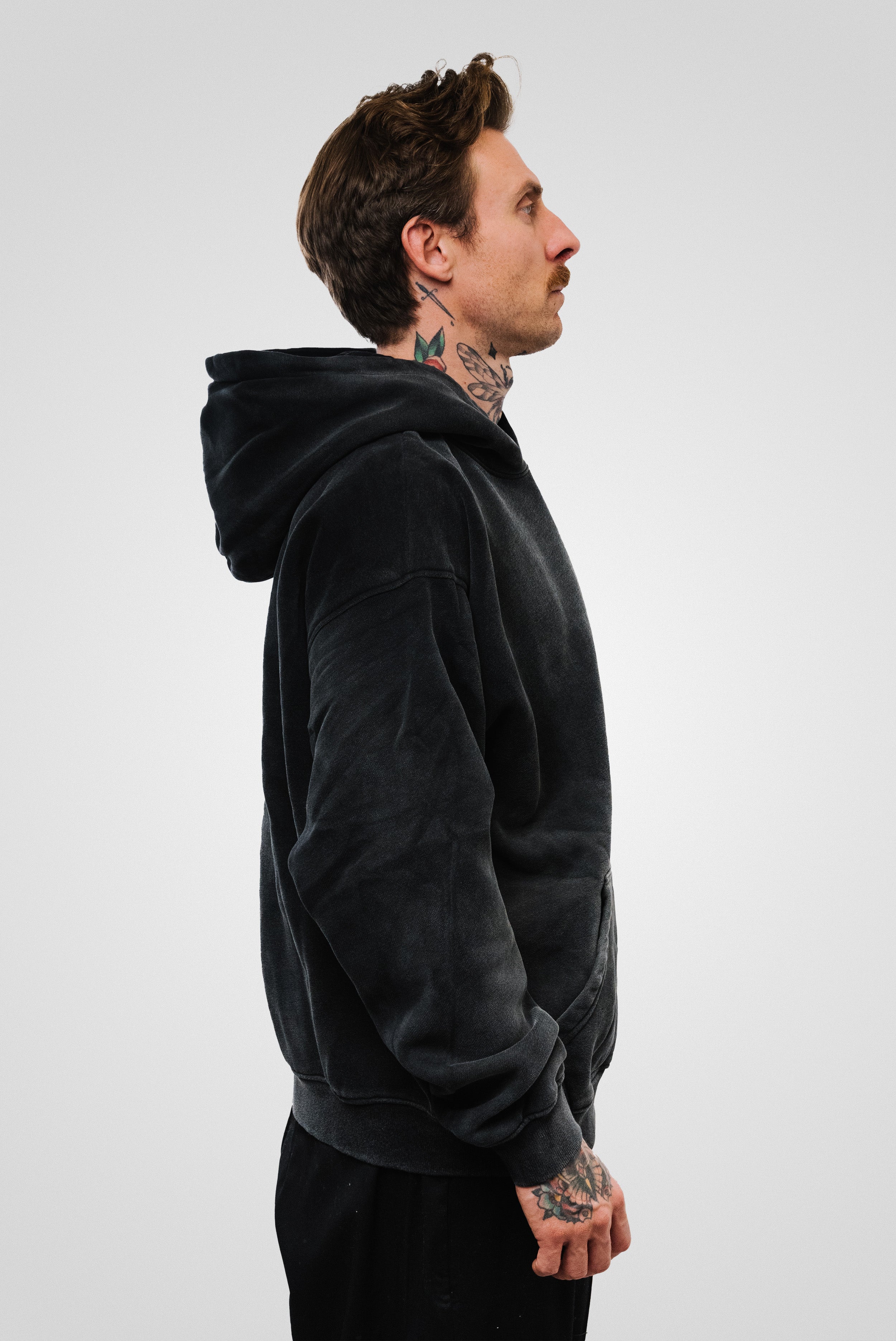WINTER HOODIE BLACK - Shoebuya Brand