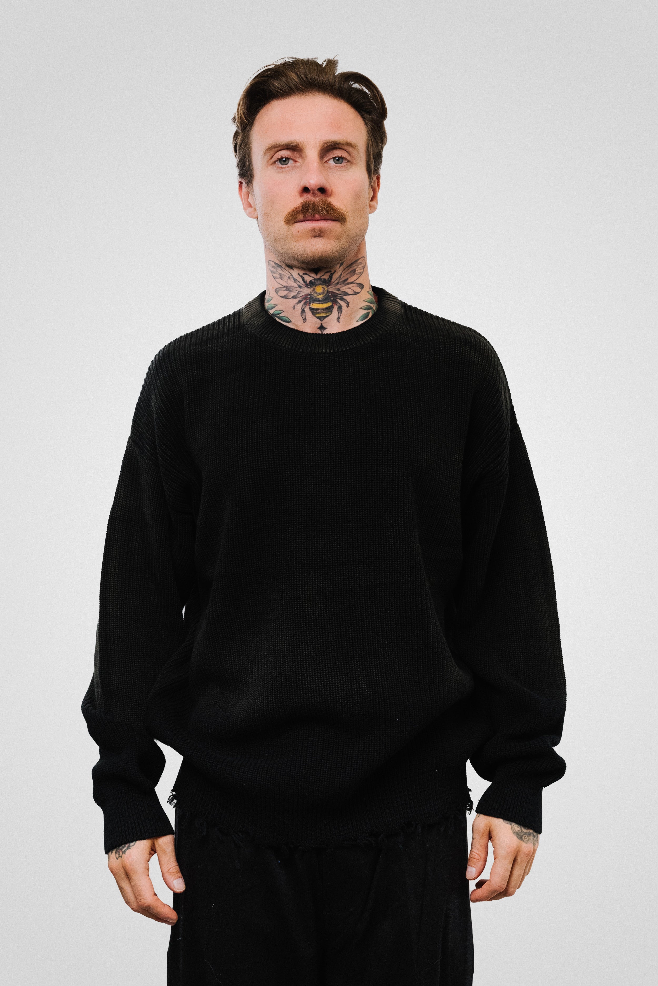 BLACK SWEATER - Brunoleoni