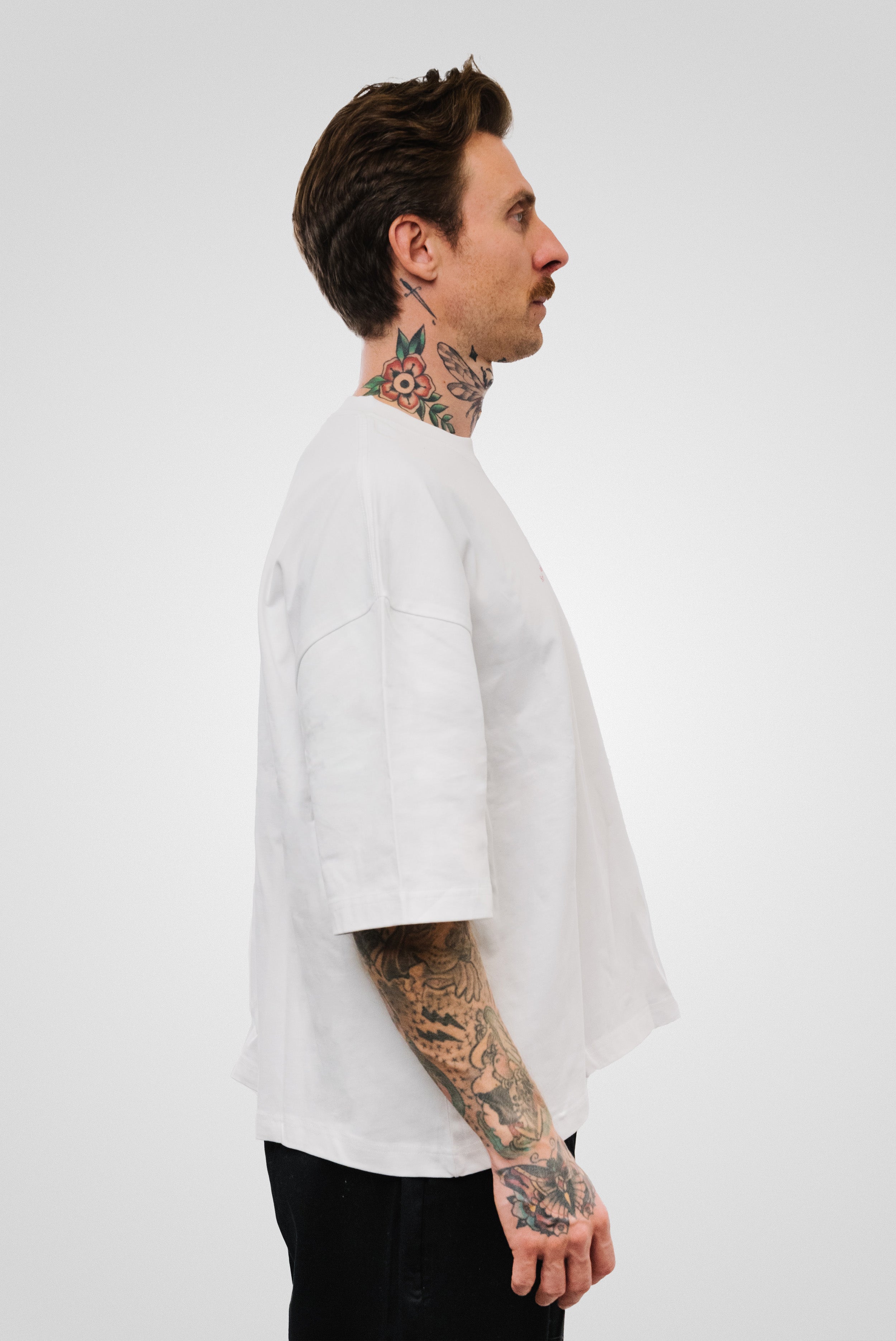 SCRIVIMI CHE POI TI RISPONDO LATER BOXY TEE WHITE UNISEX - Malessere Brand