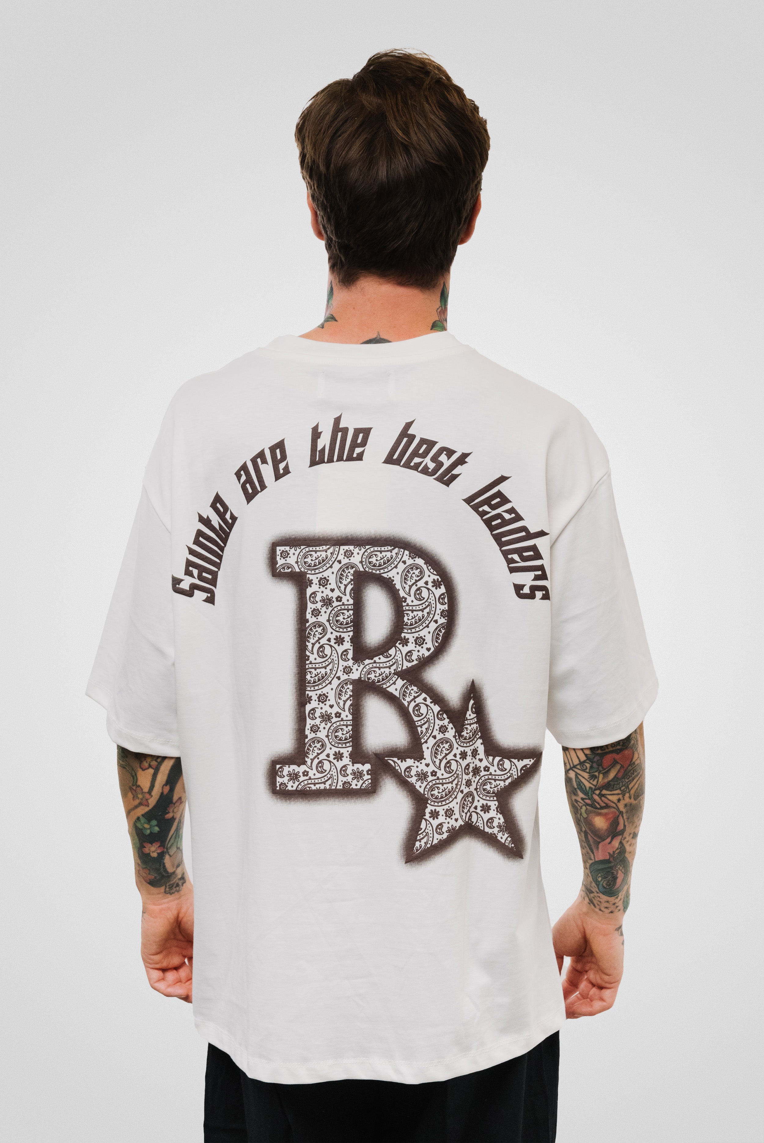 R LOGO TEE CREAM  - Replacement Brand
