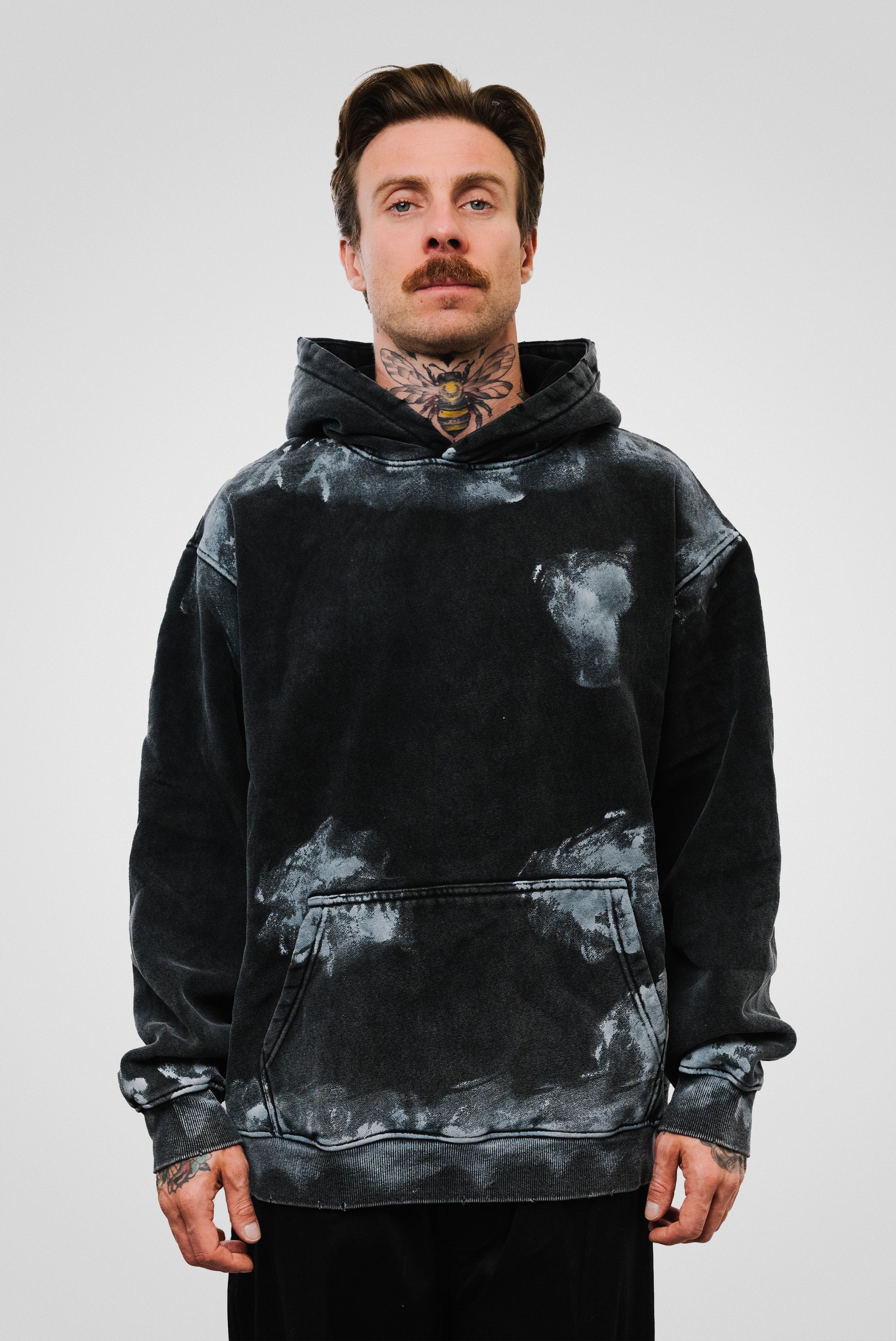 PAINT HOODIE BLACK - Shoebuya Brand