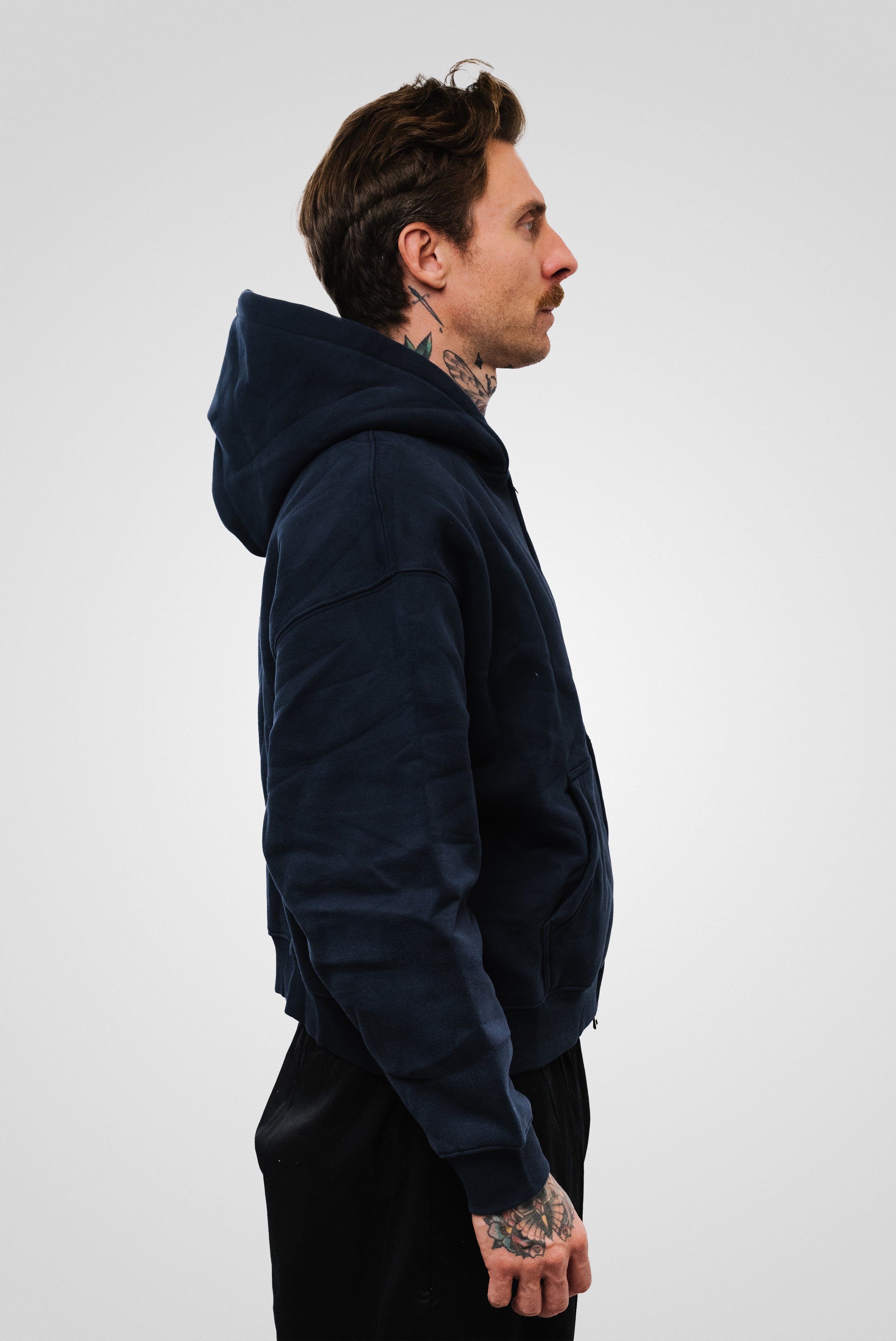 BASIC ZIP HOODIE - Shoebuya Brand