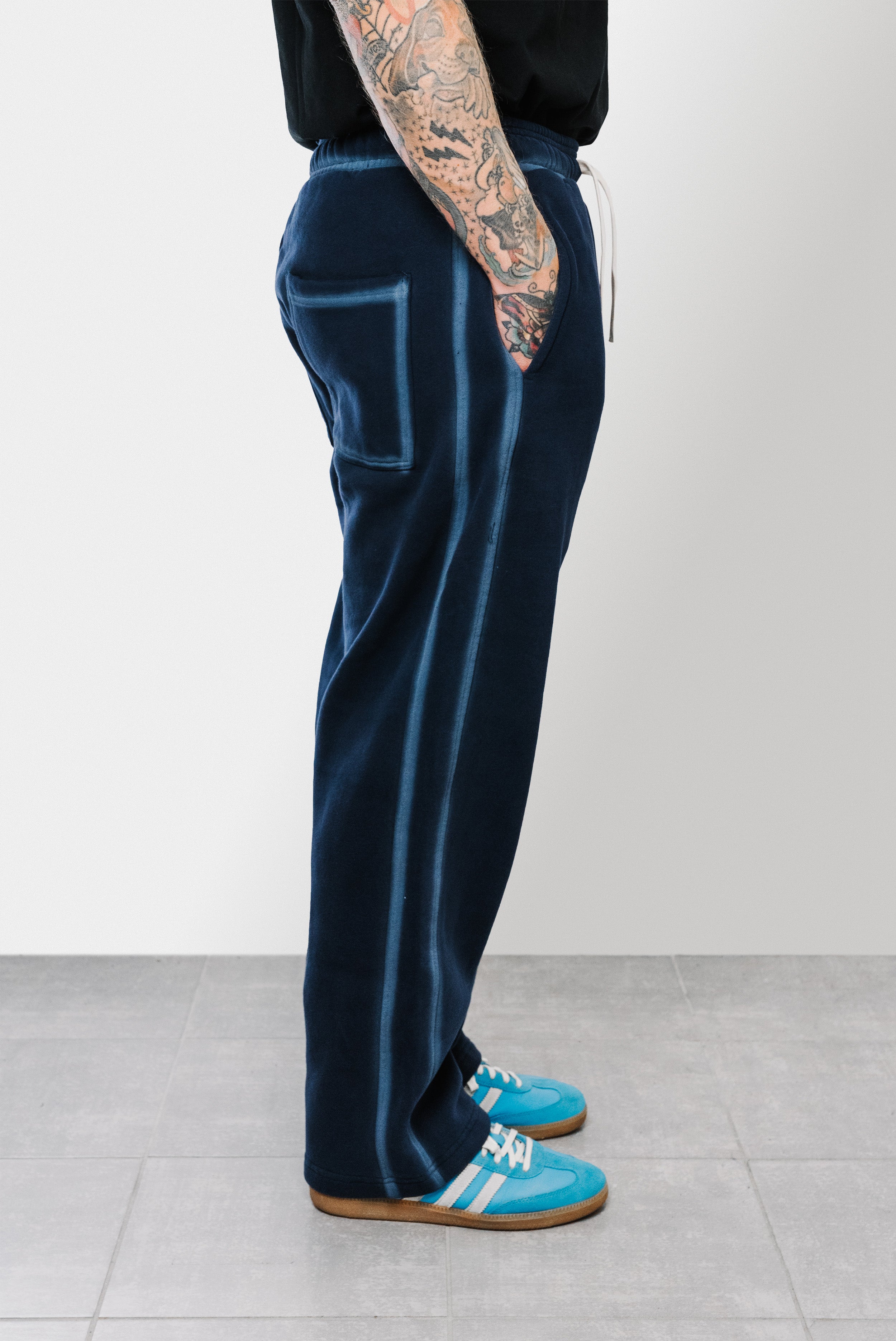 GESSO PANTS BLUE - Shoebuya Brand