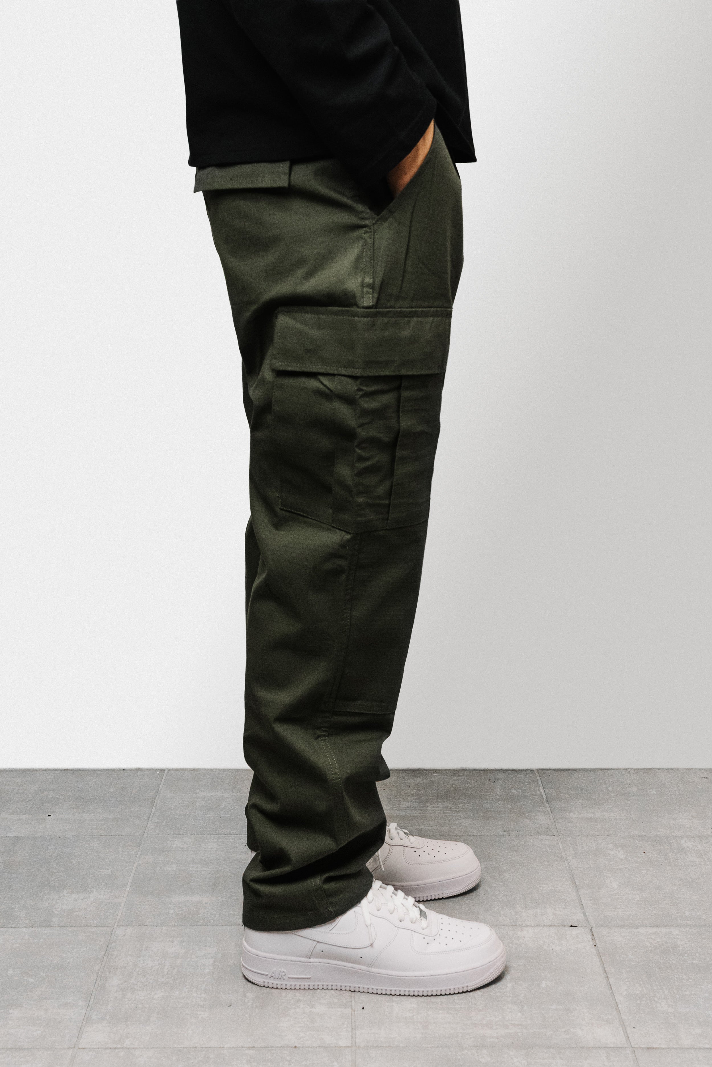 CARGO PANTS OLIVE- Horda Brand