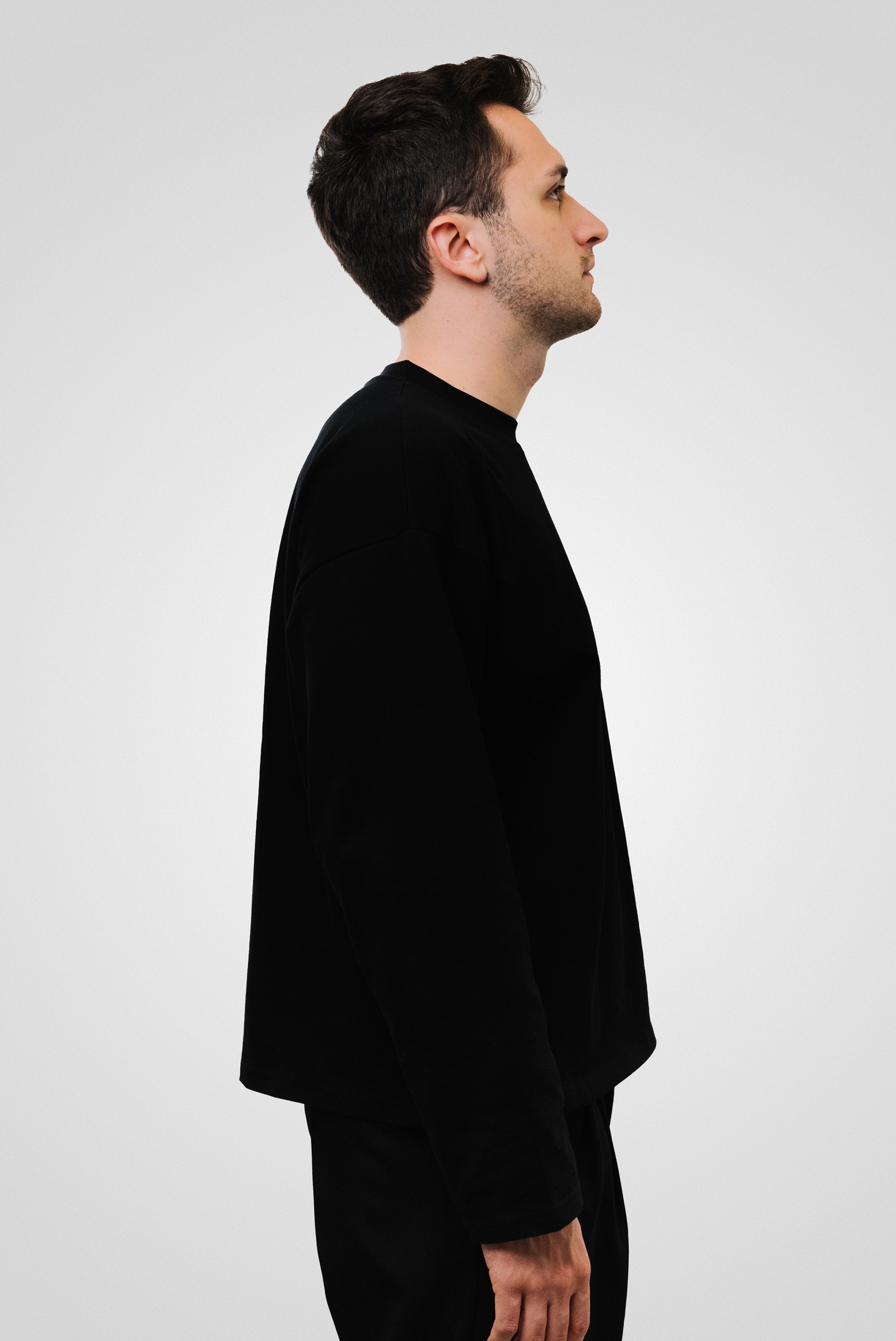 NOKIA BOXY LONGSLEEVE BLACK - TheDoubleE