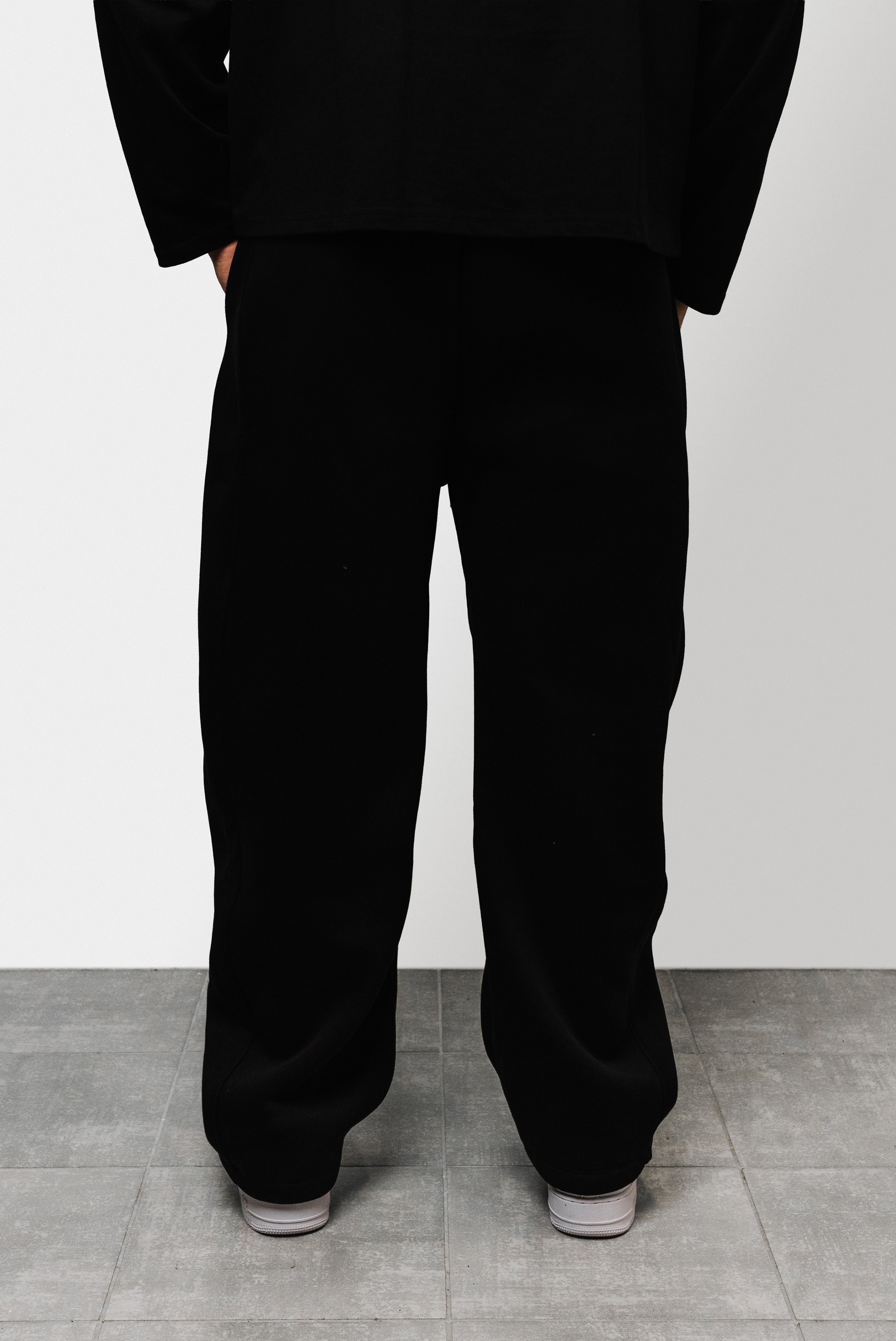 BAGGY TRACKSUIT BLACK PANTS - Replacement Brand