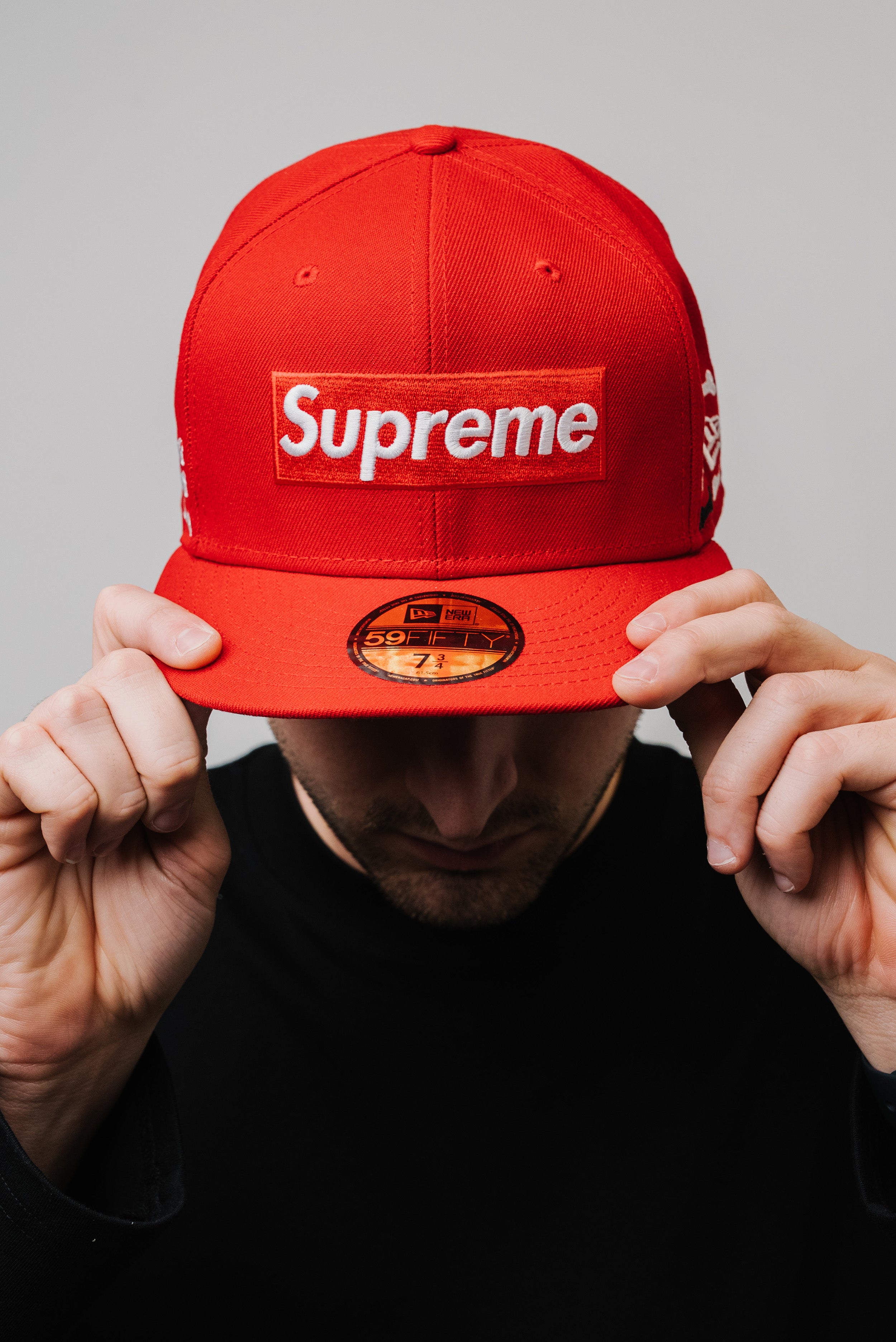 帽子 Supreme Bones Box Logo New Era \
