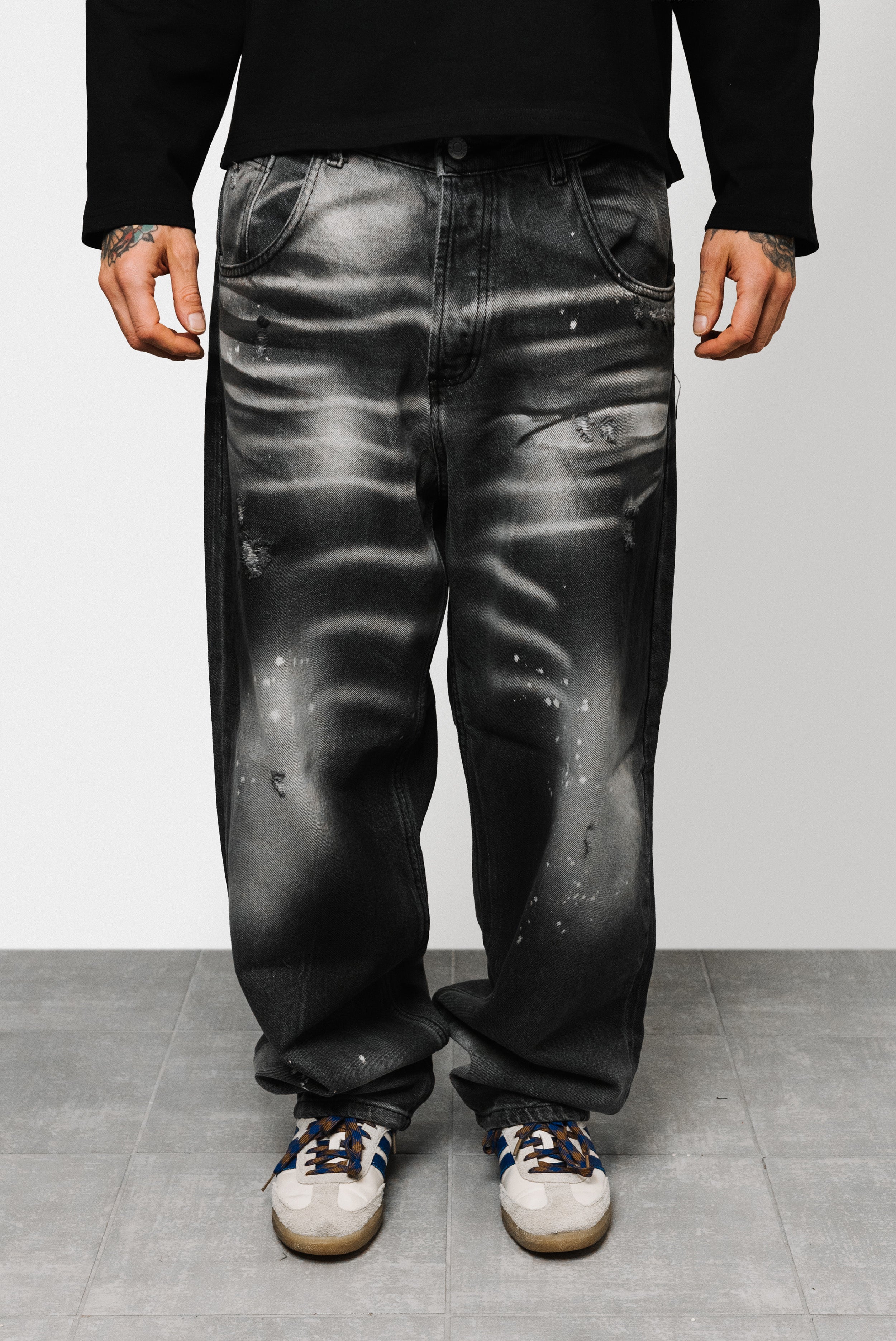 LONDON GREY JEANS  - Shoebuya Brand