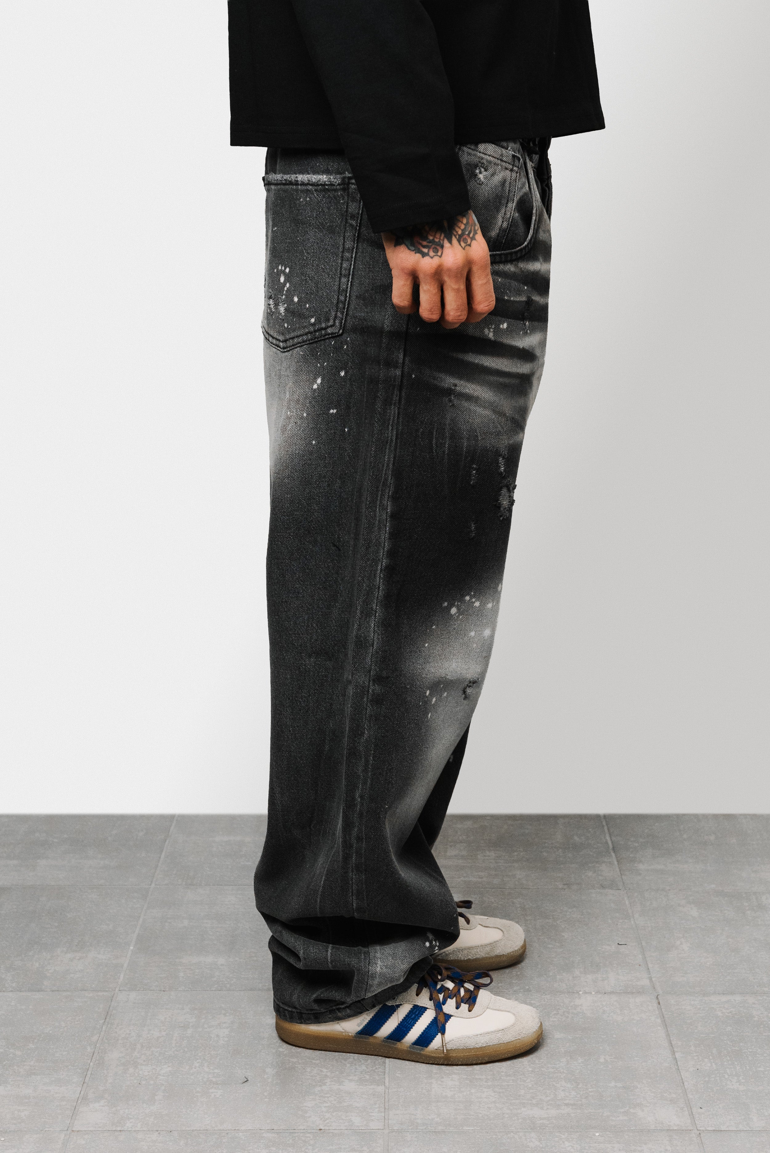 LONDON GREY JEANS  - Shoebuya Brand