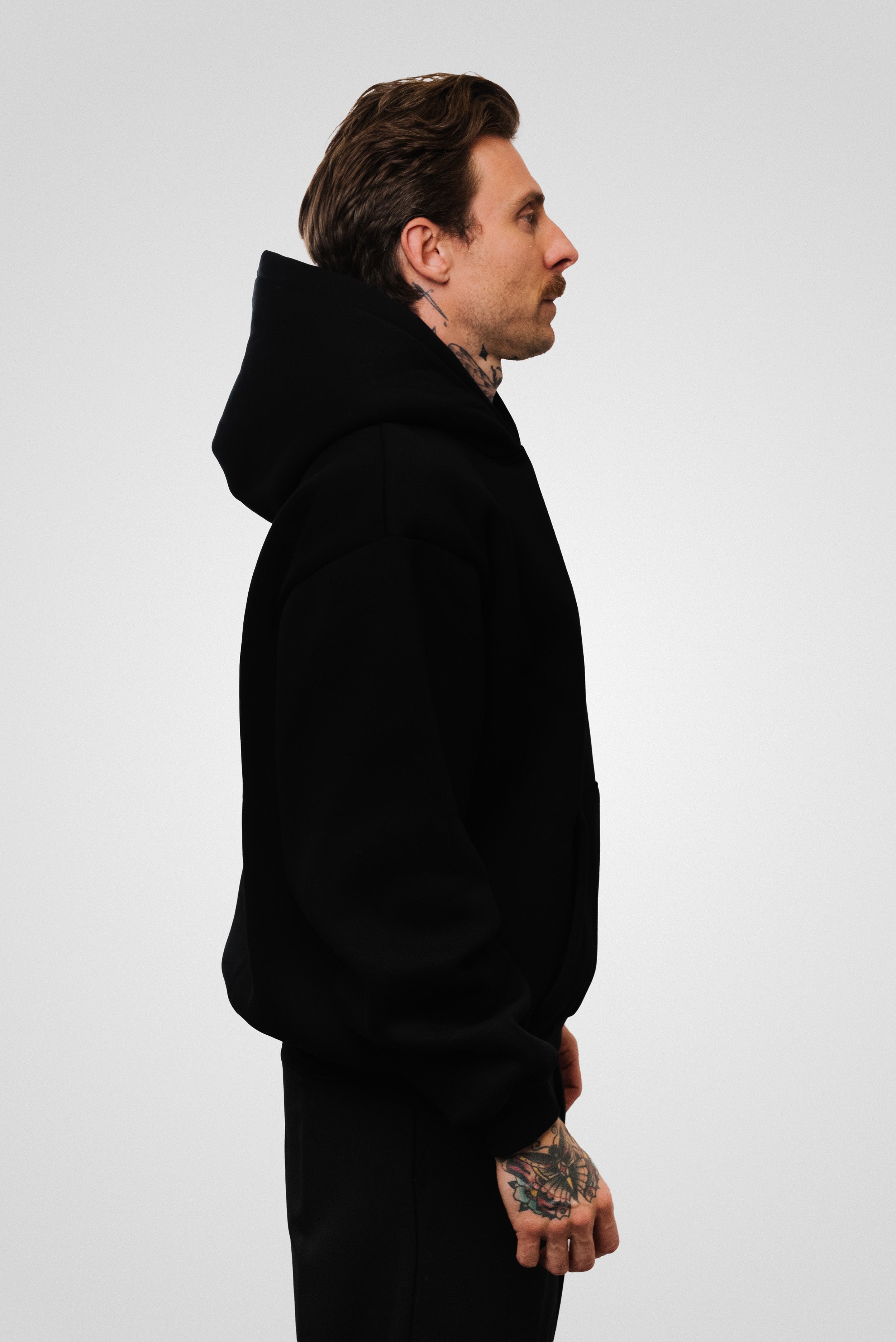 HB HOODIE BLACK - Horda Brand