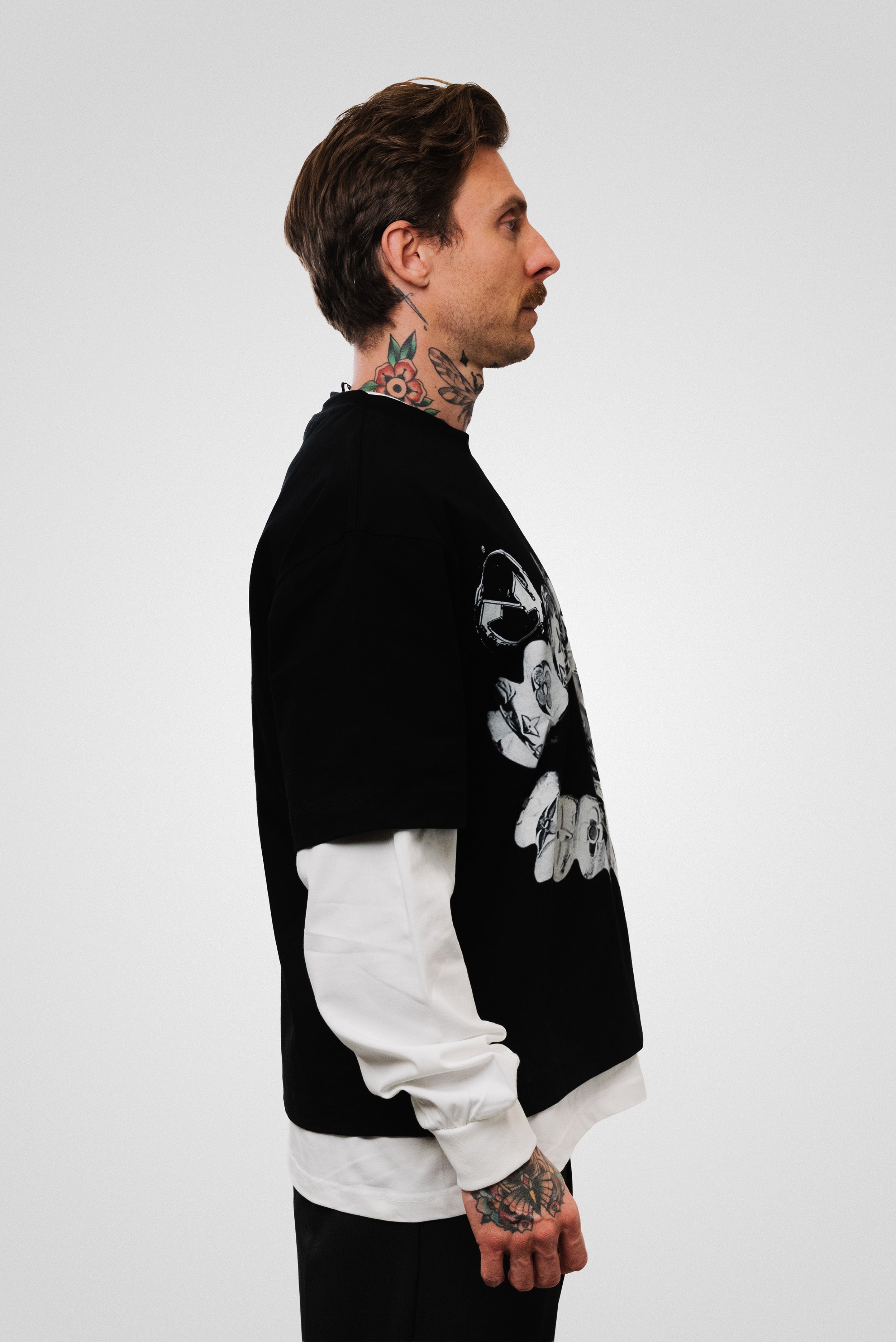 LIQUID METAL TEETH & ICE CUBE BOXY LONGSLEEVE - Noissey Brand
