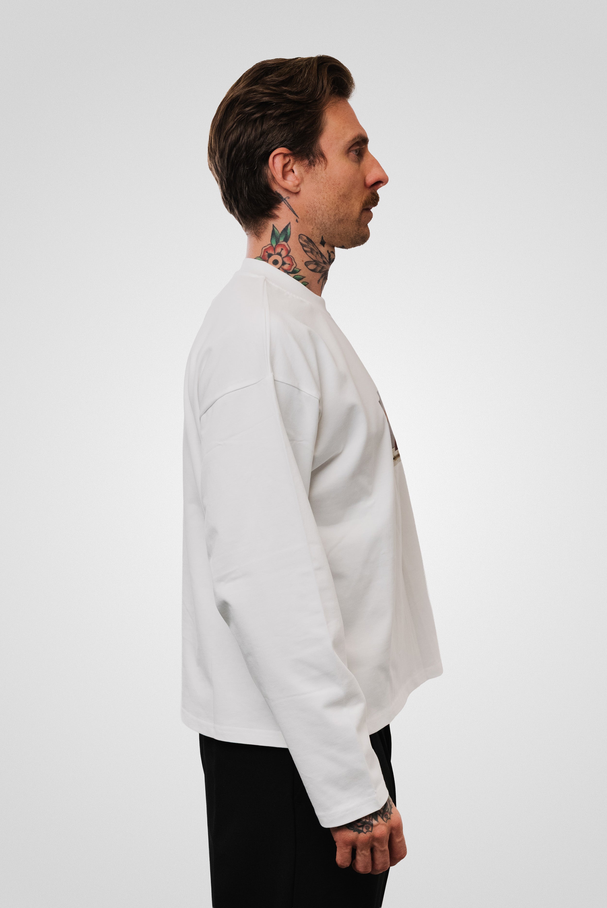 TEQUILA GIRLS LONGSLEEVE WHITE - TheDoubleE