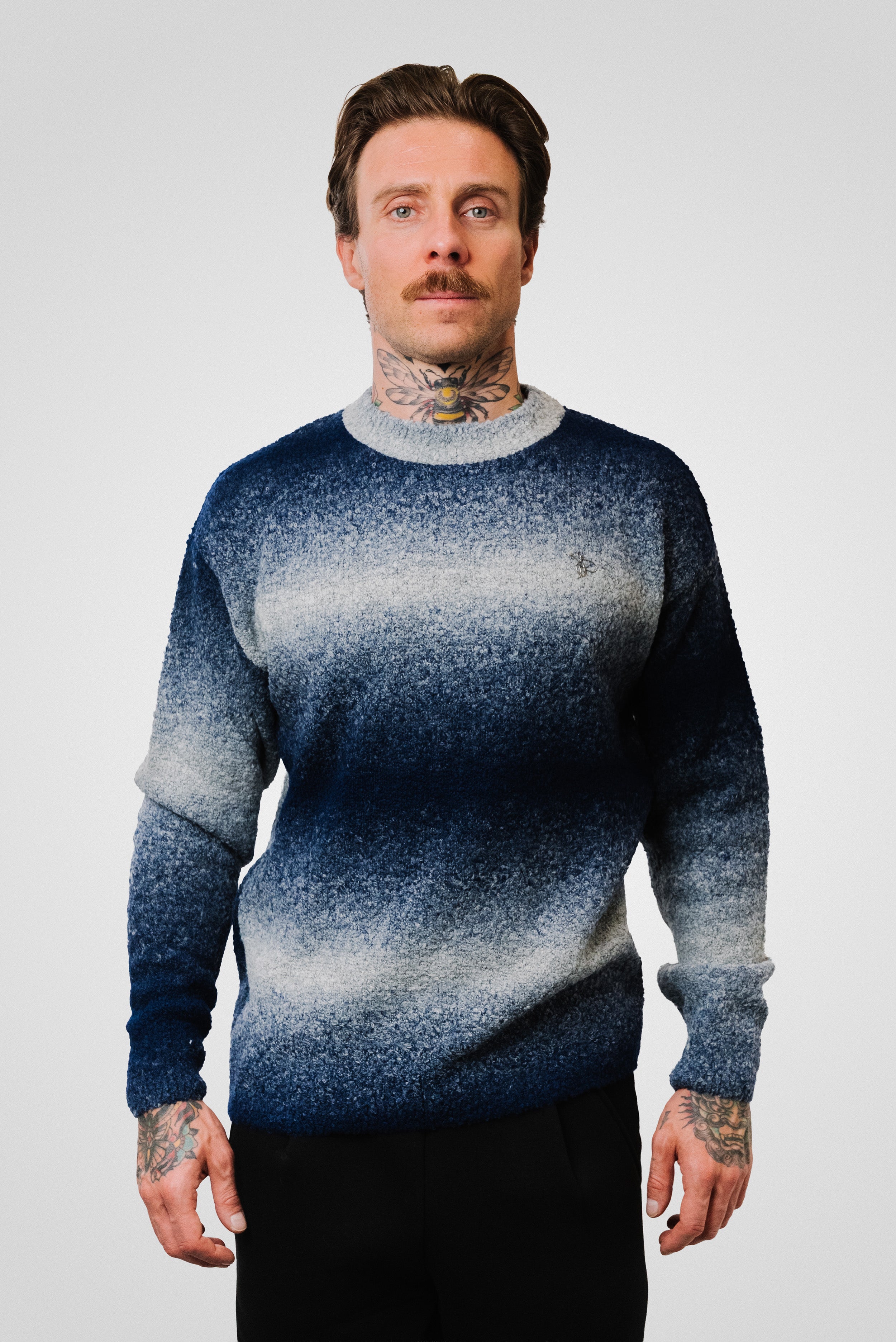 TIE DYE SWEATER BLUE - TheDoubleE