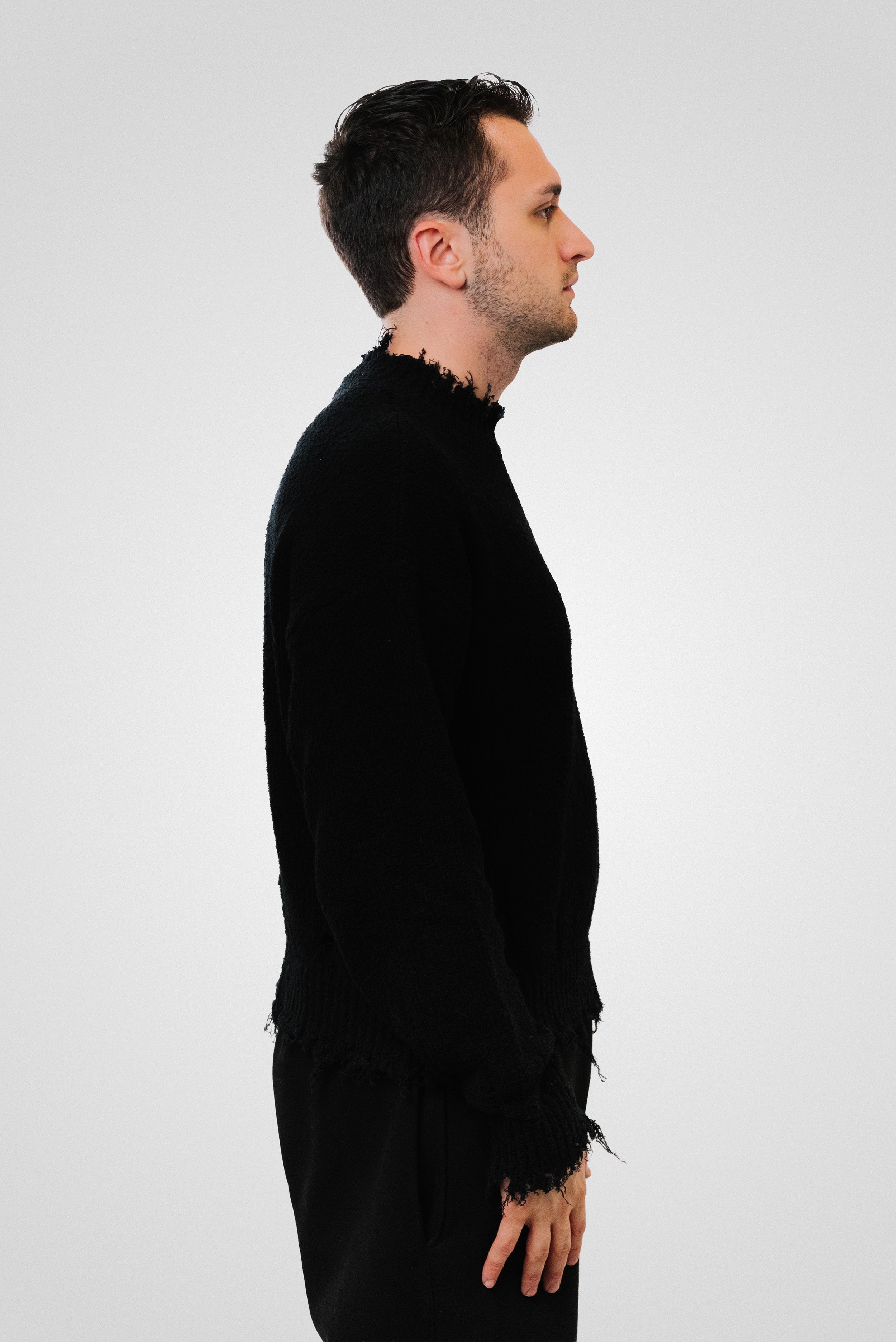 BLACK SWEATER - We Are All Ash