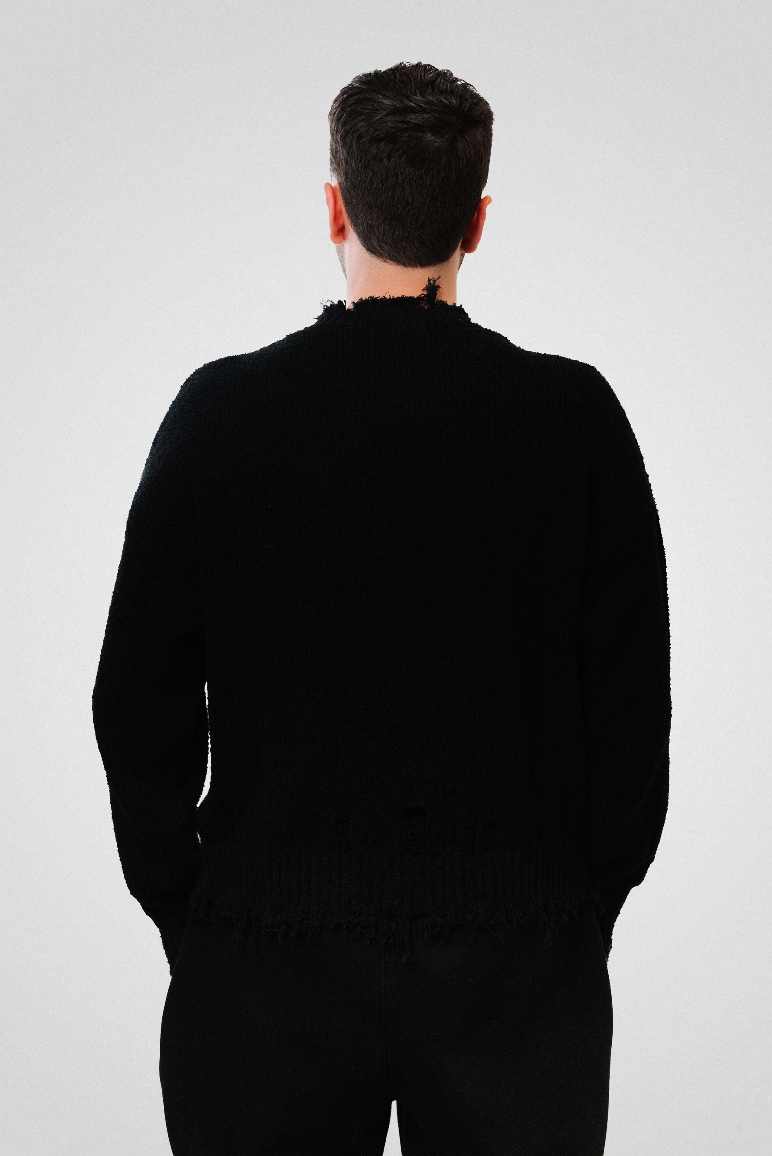 BLACK SWEATER - We Are All Ash