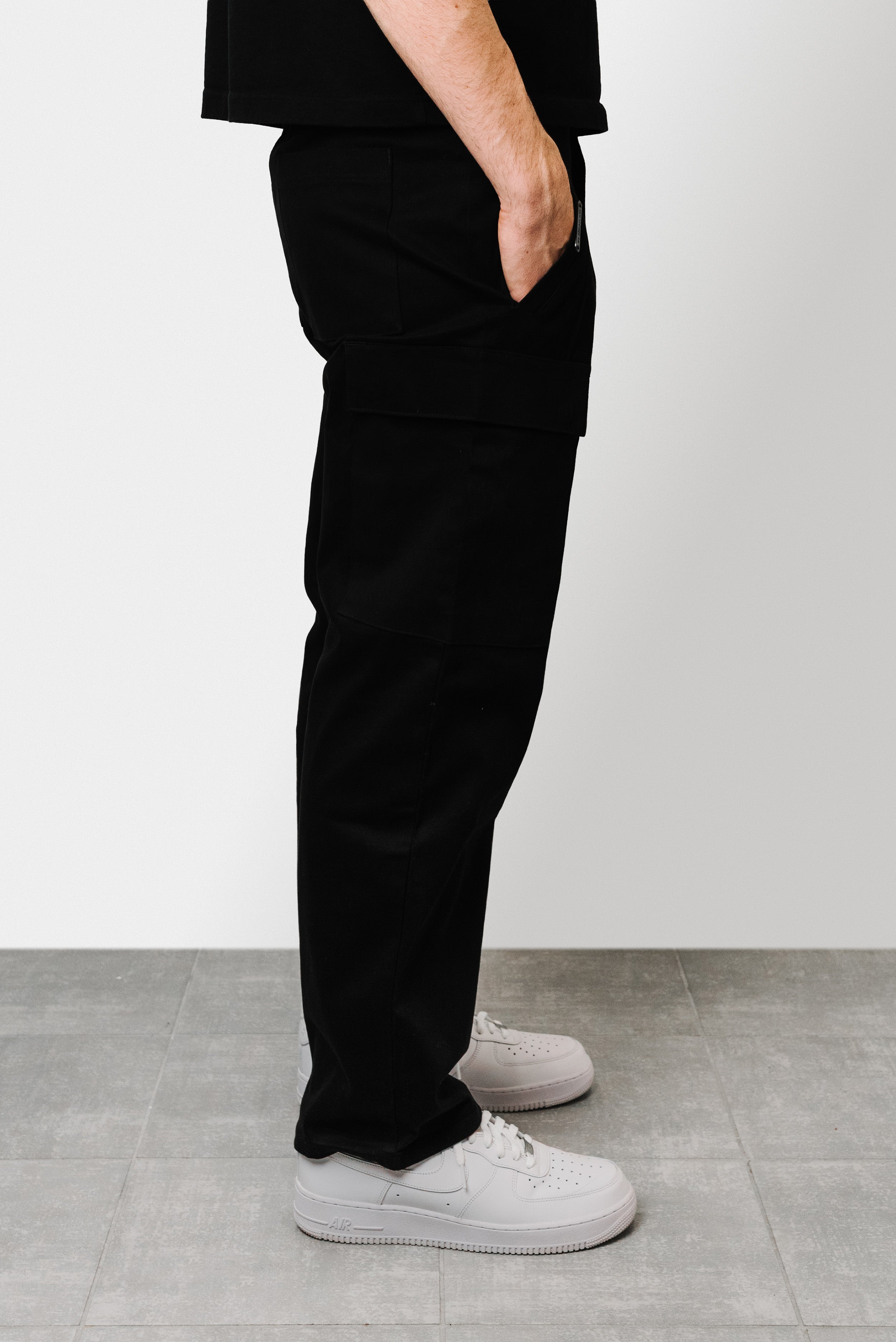 BLACK CARGO PANT - We Are All Ash