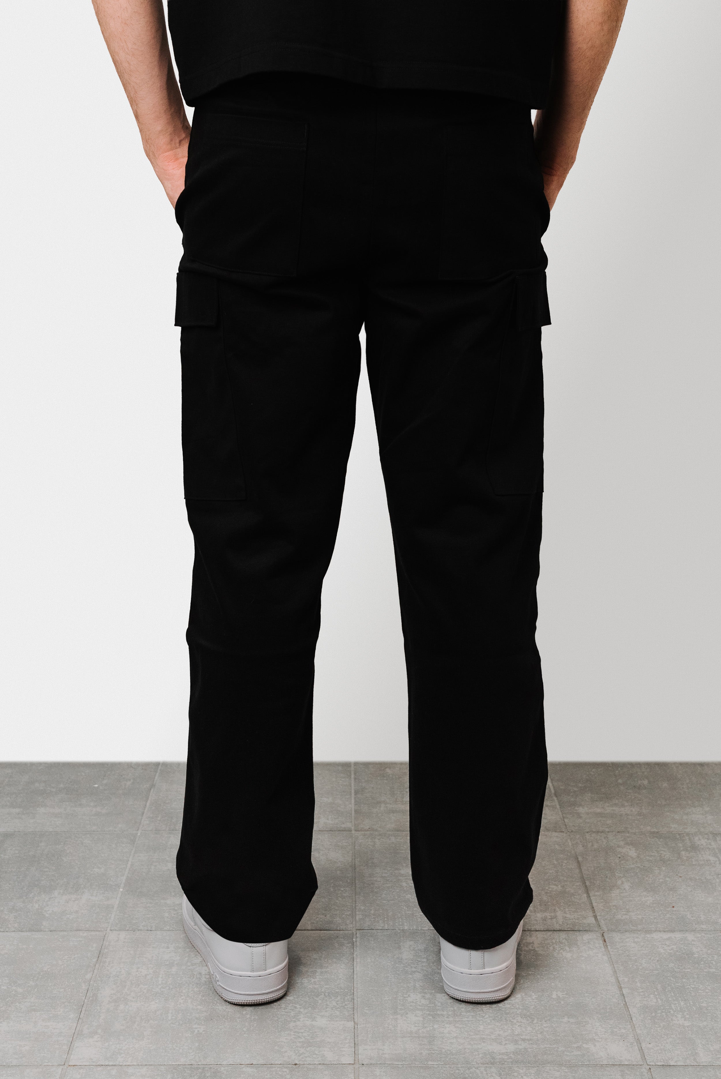 BLACK CARGO PANT - We Are All Ash