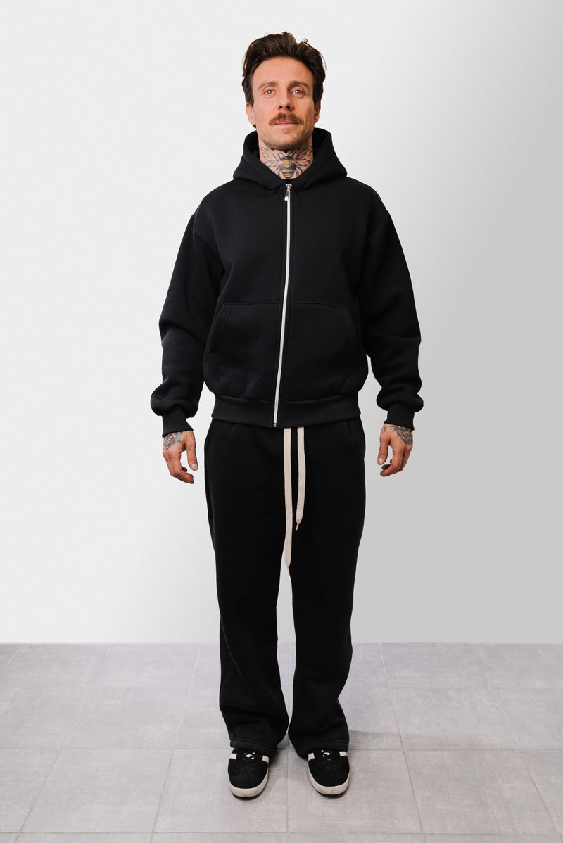 DARK GREY ZIP WINTER TRACKSUIT - Replacement Brand