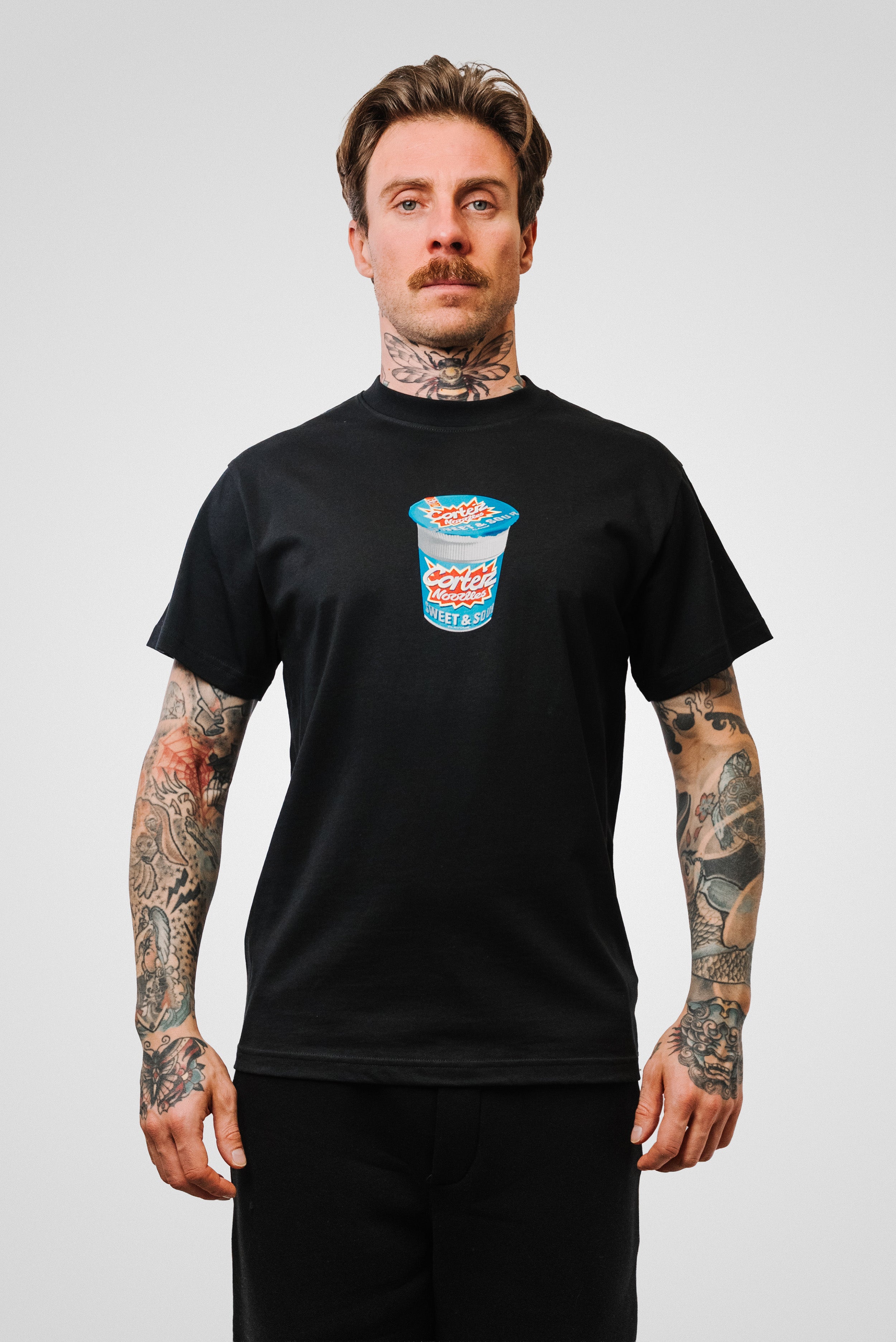 CORTEIZ NOODLE TEE BLACK